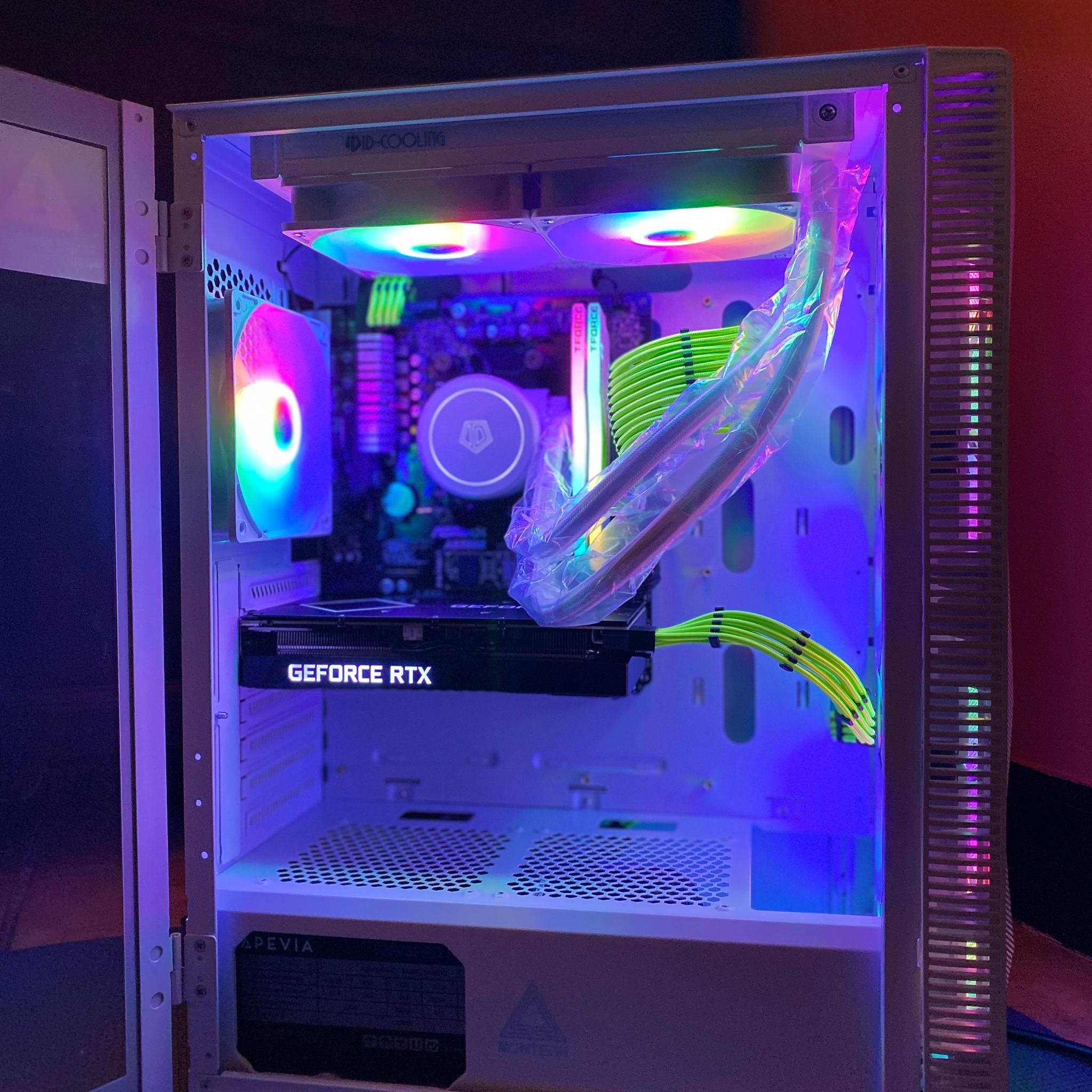 (Liquid Cooled) RTX 3060Ti |Ryzen 5 5600| 1TB NVMe SSD |T-Force Delta RGB DDR4 16GB|Windows 11 Pro
