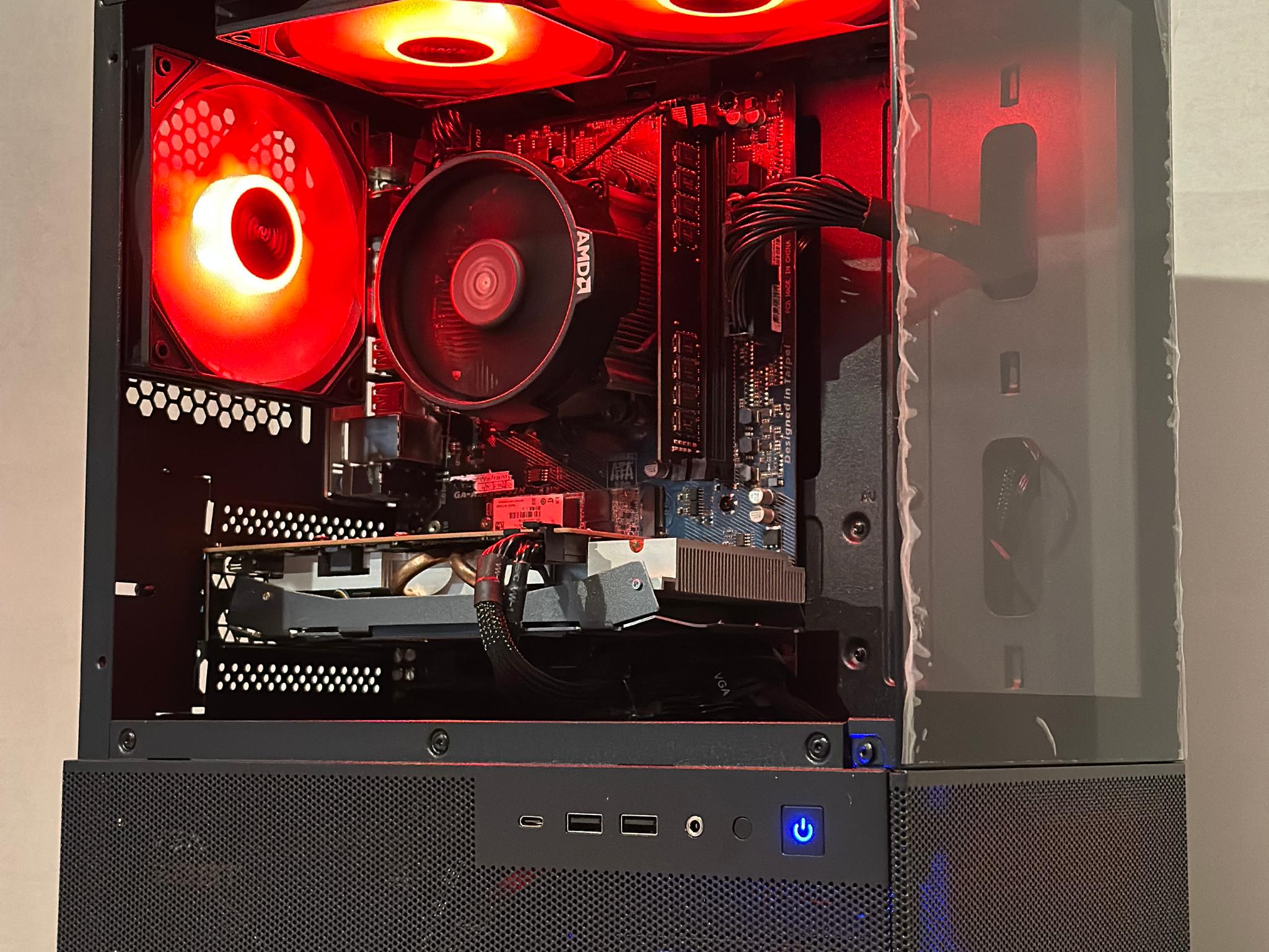 GTX 1660 | Ryzen 5 1600 | 16GB DDR4 | 1.12TB | Win 11 | Office 2024 | FREE SHIP| Budget Gaming PC
