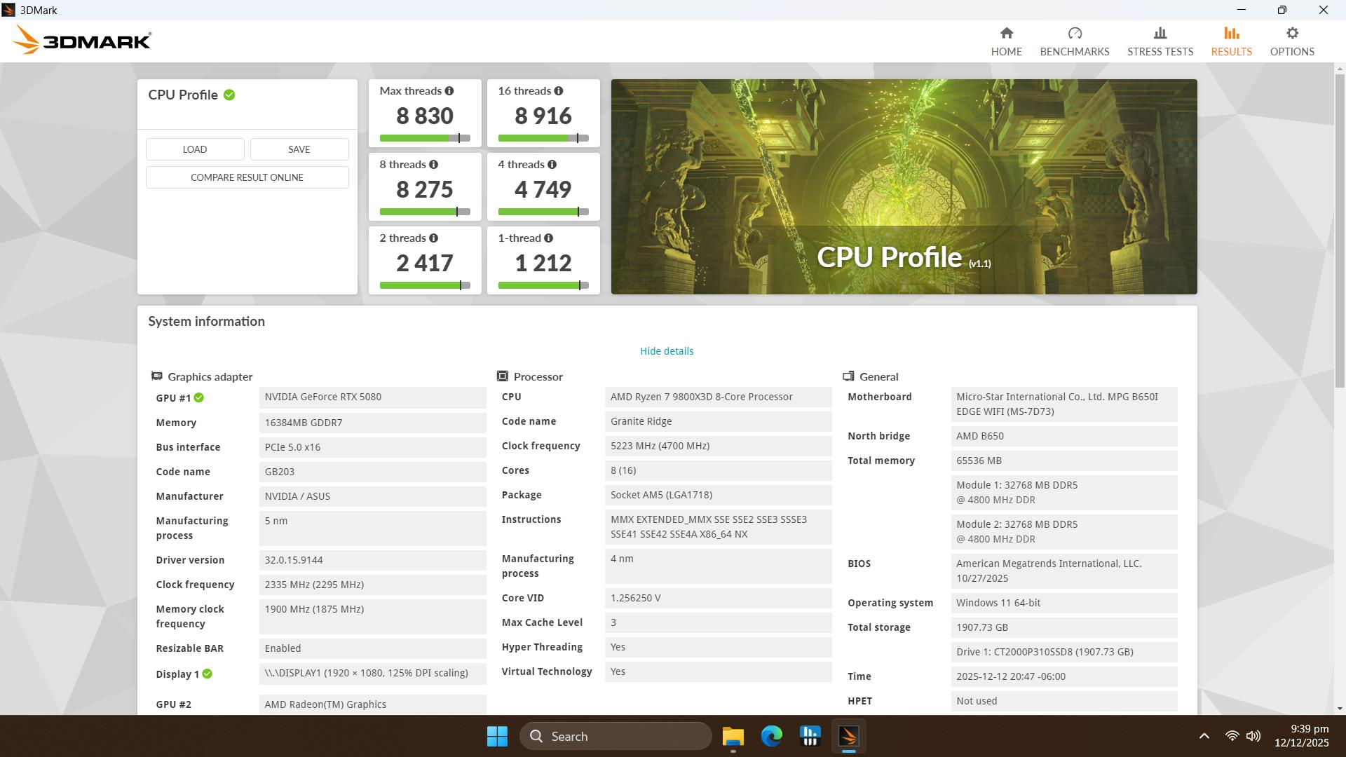 4K Ready & Rock! | 5080 | 9800X3D | DDR5 64GB | 2TB Storage
