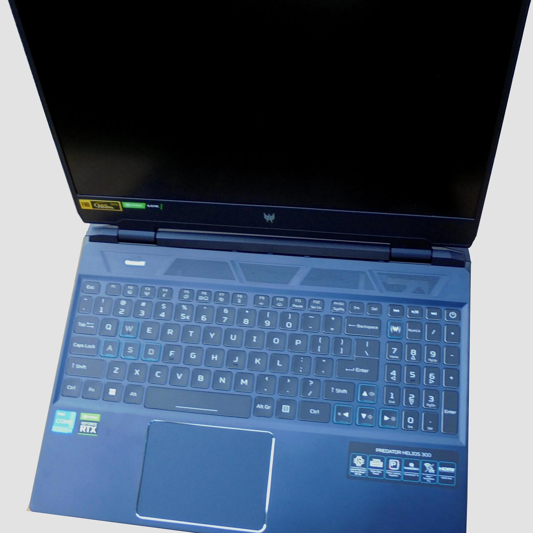 (AS IS) Acer Predator Helios 300 15.6" 165Hz Intel i7 12700H NVidia RTX 3060 16GB DDR5 NO SSD
