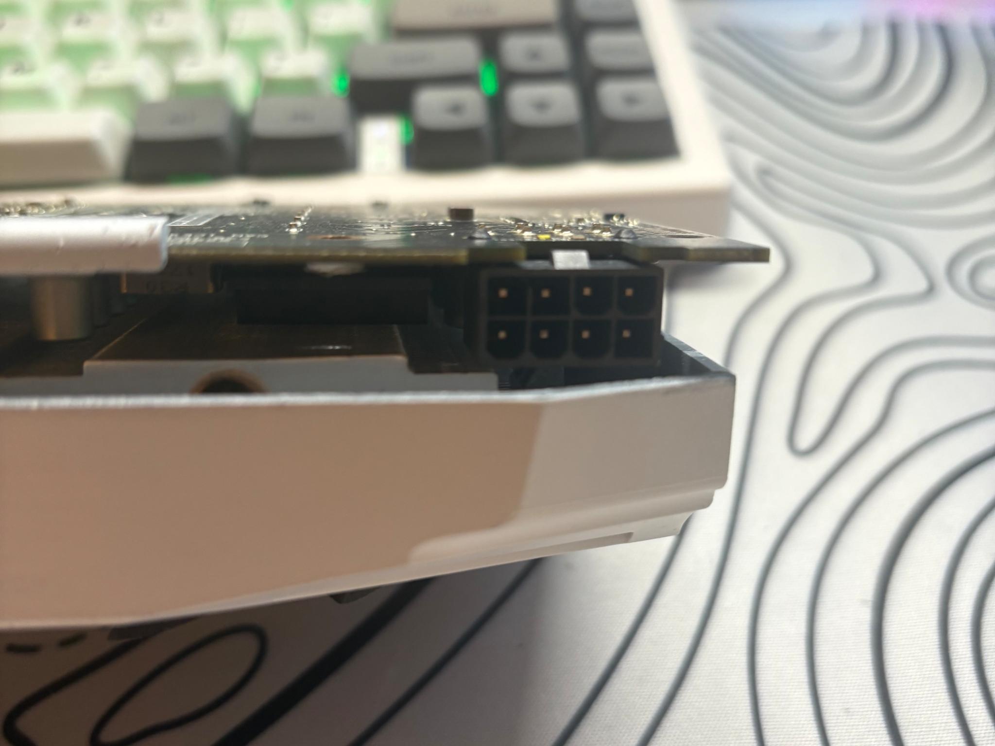 ASUS Duel RX 580 4GB Custom White Spray Painted