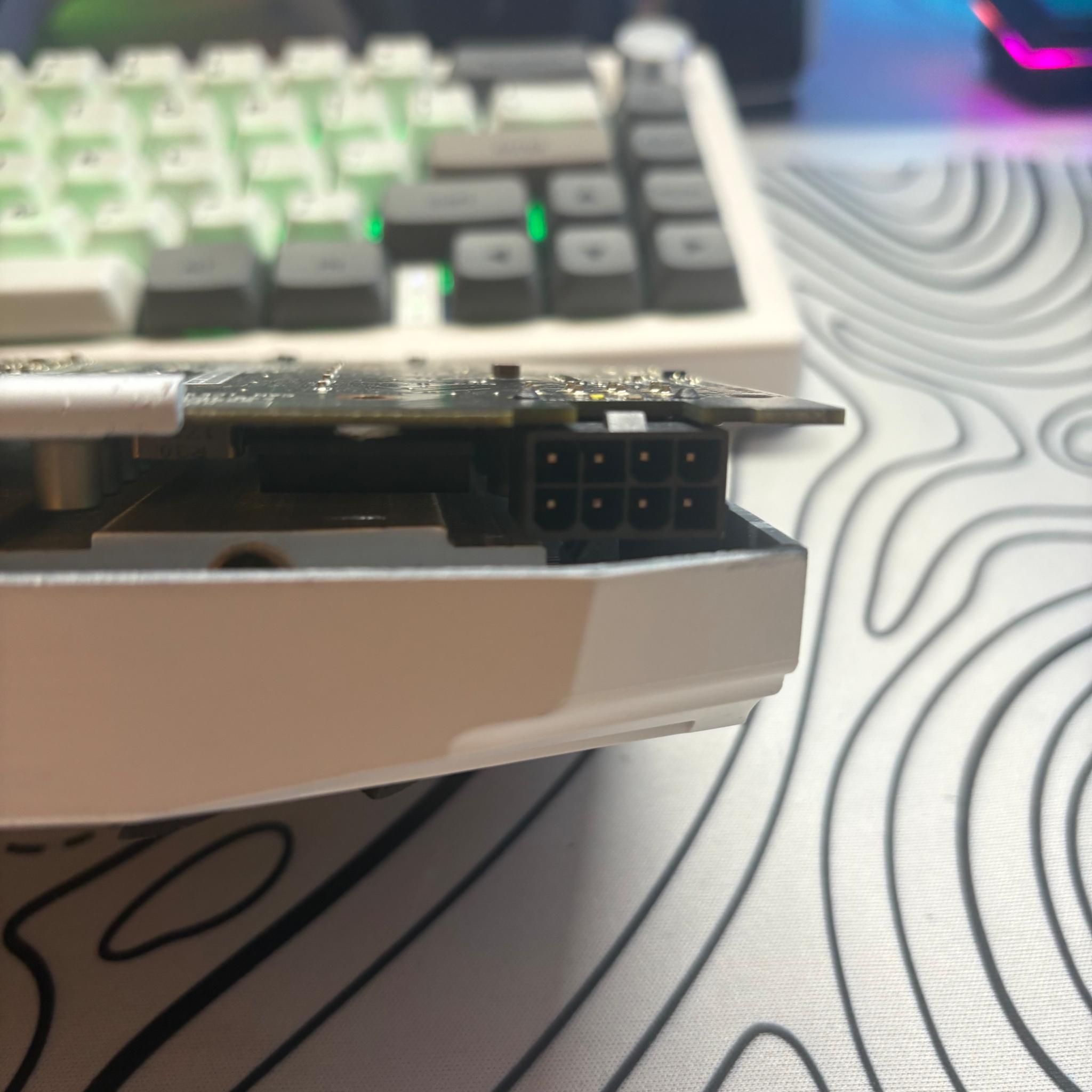 ASUS Duel RX 580 4GB Custom White Spray Painted