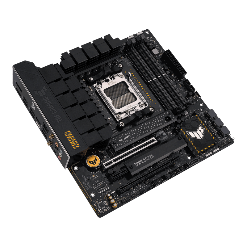 ASUS ASUS TUF GAMING B650M-PLUS WIFI AMD AM5 B650 MicroATX Desktop Motherboard A