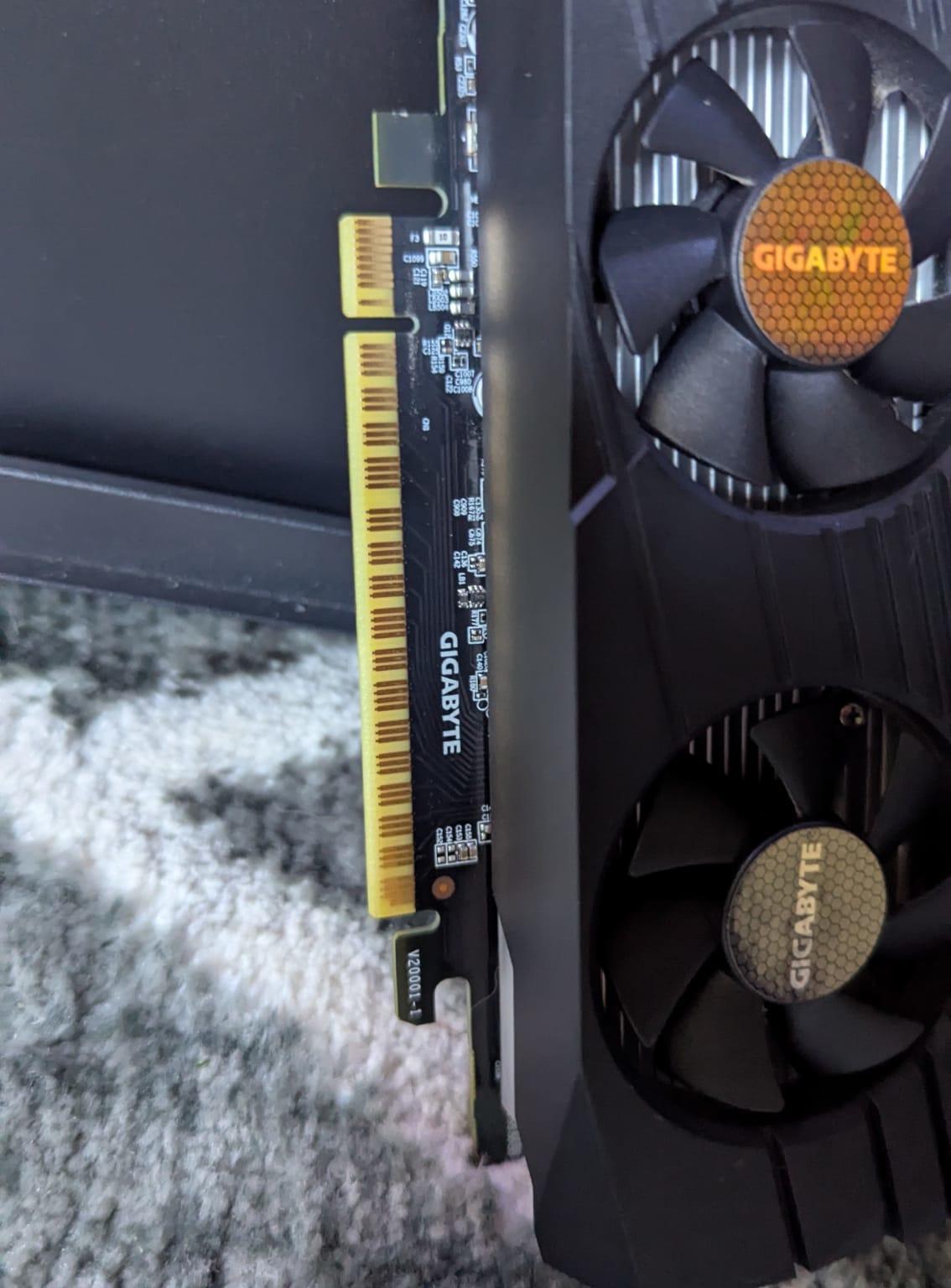 GIGABYTE GeForce GTX 1650 4GB GDDR5 Low Profile Video Card