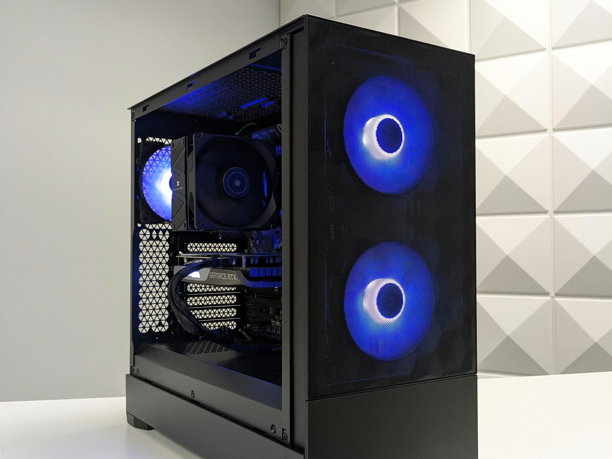 Black RGB Gaming PC - Ryzen 5 3600X - RTX 4060