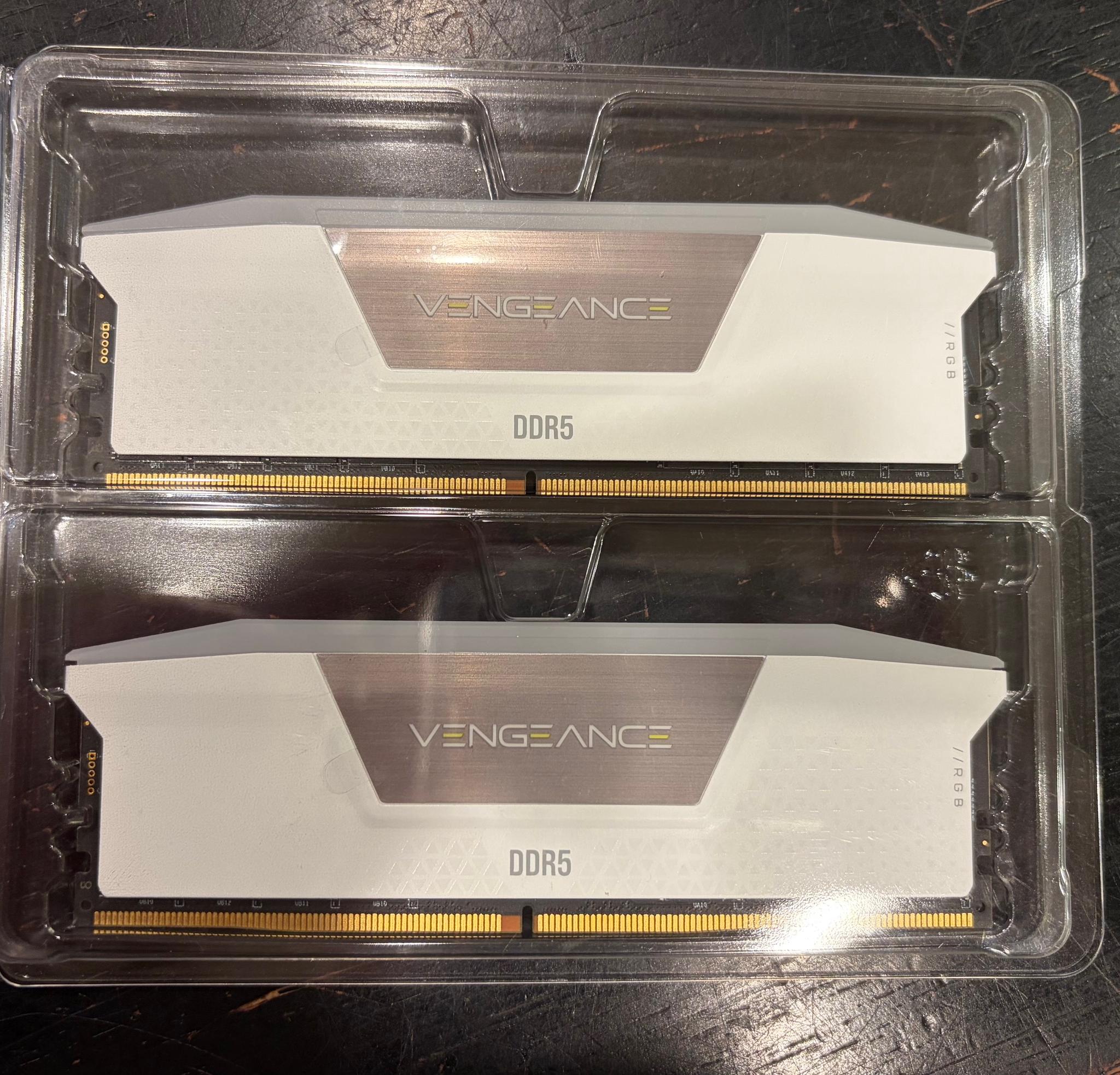 64GB (2 x 32GB) Corsair Vengeance RGB DDR5