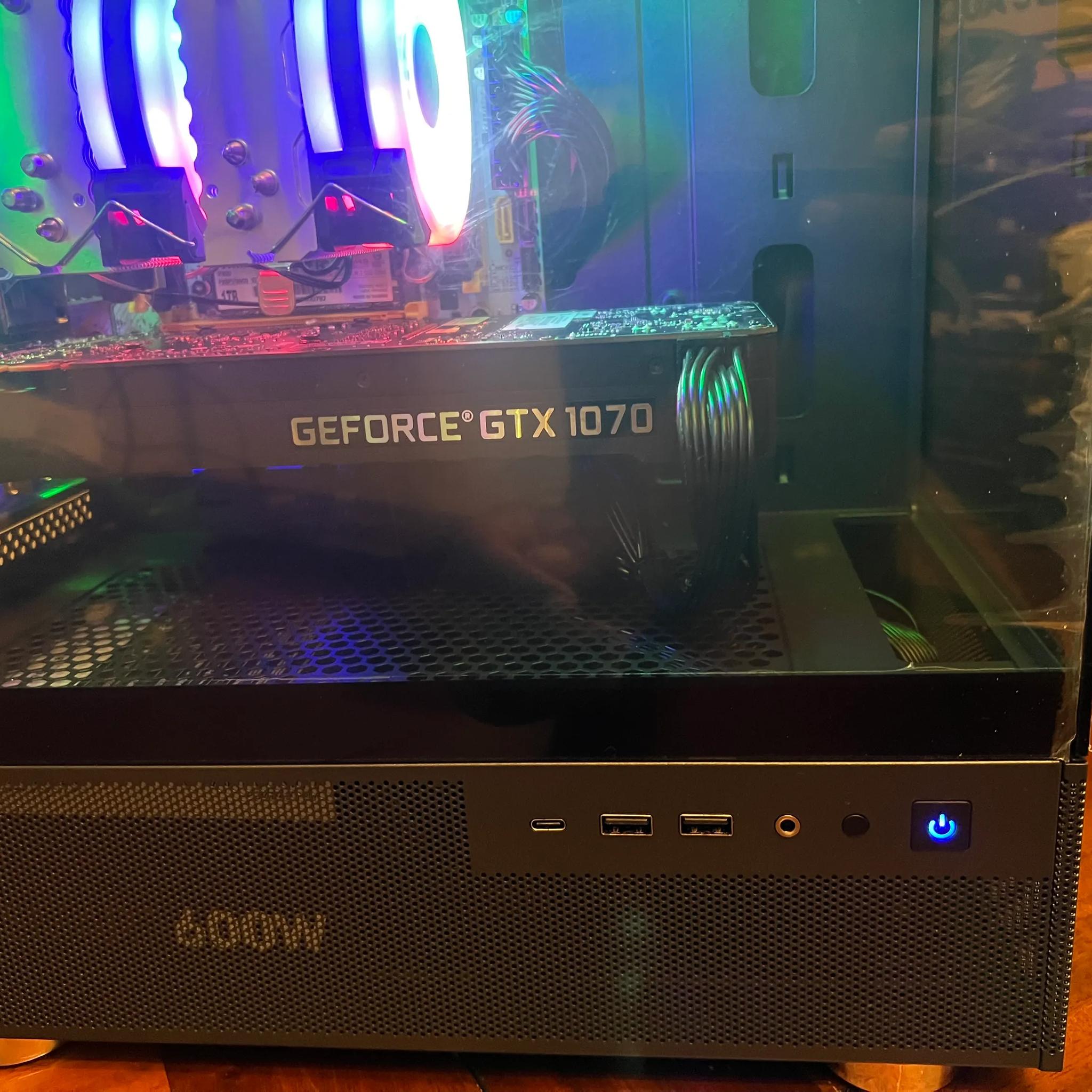 Intel 10 Core Gaming PC GTX 1070 1tb NVME SSD 16GB RAM WIFi WINDOWS 10 Pro