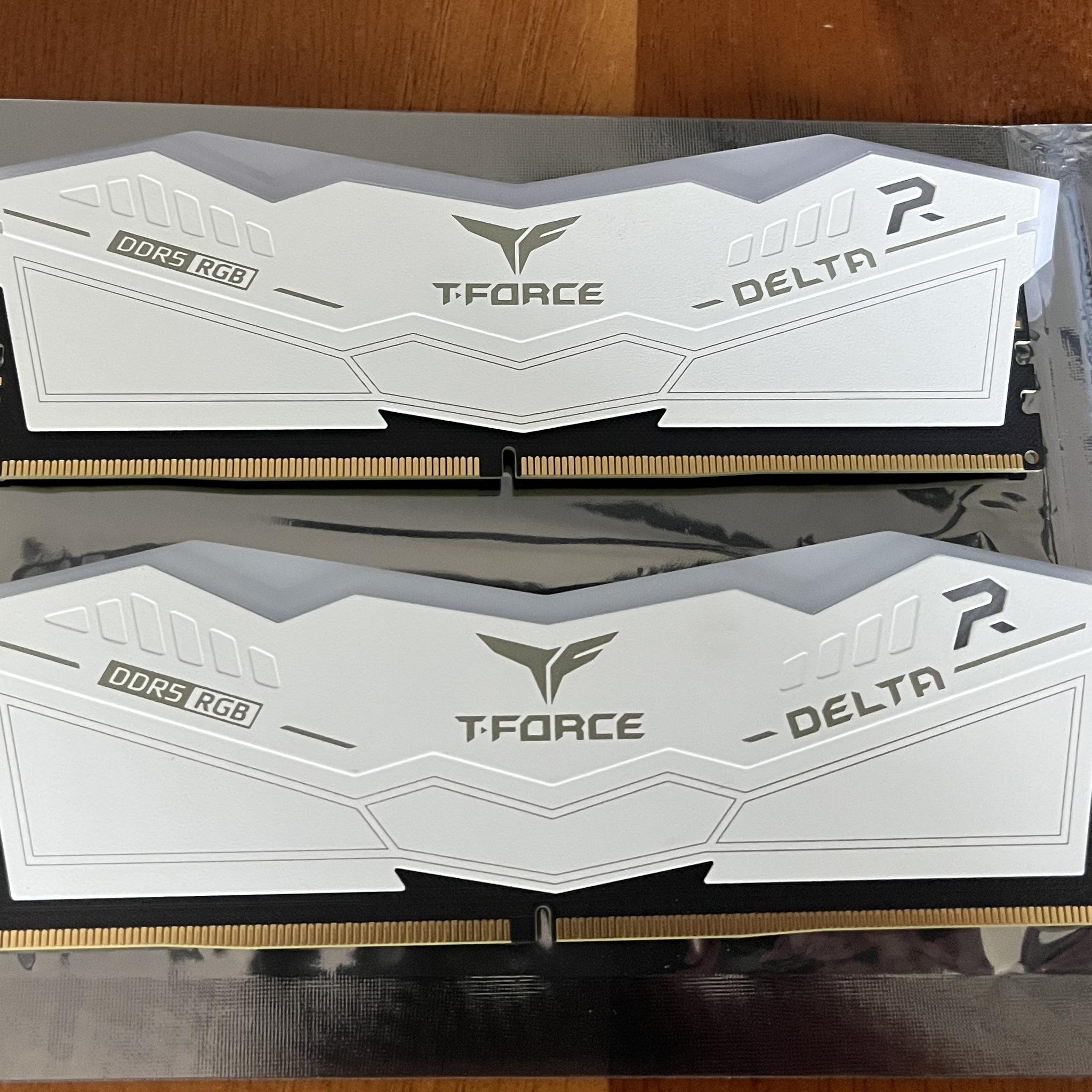 TEAMGROUP T-FORCE DELTA R 32GB (16GBx2) DDR5 5200MHz RAM (FF4D516G5200HC40CBK)
