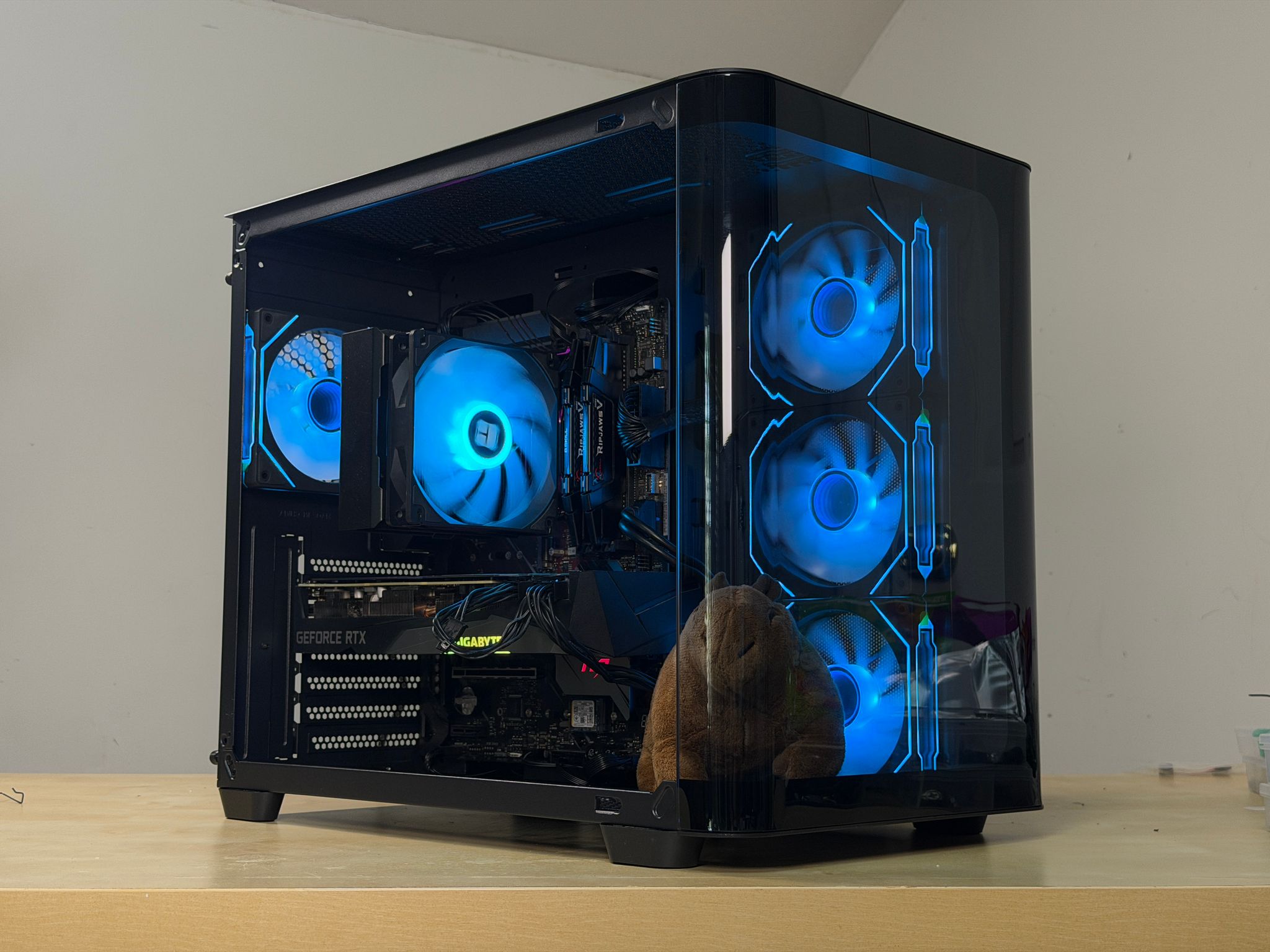 🖤♠️ 1440p Black Gaming PC ♠️🖤 RTX 3070 | Ryzen 5 5500 | 16gb RAM | 500gb NVME SSD | Wifi + BT