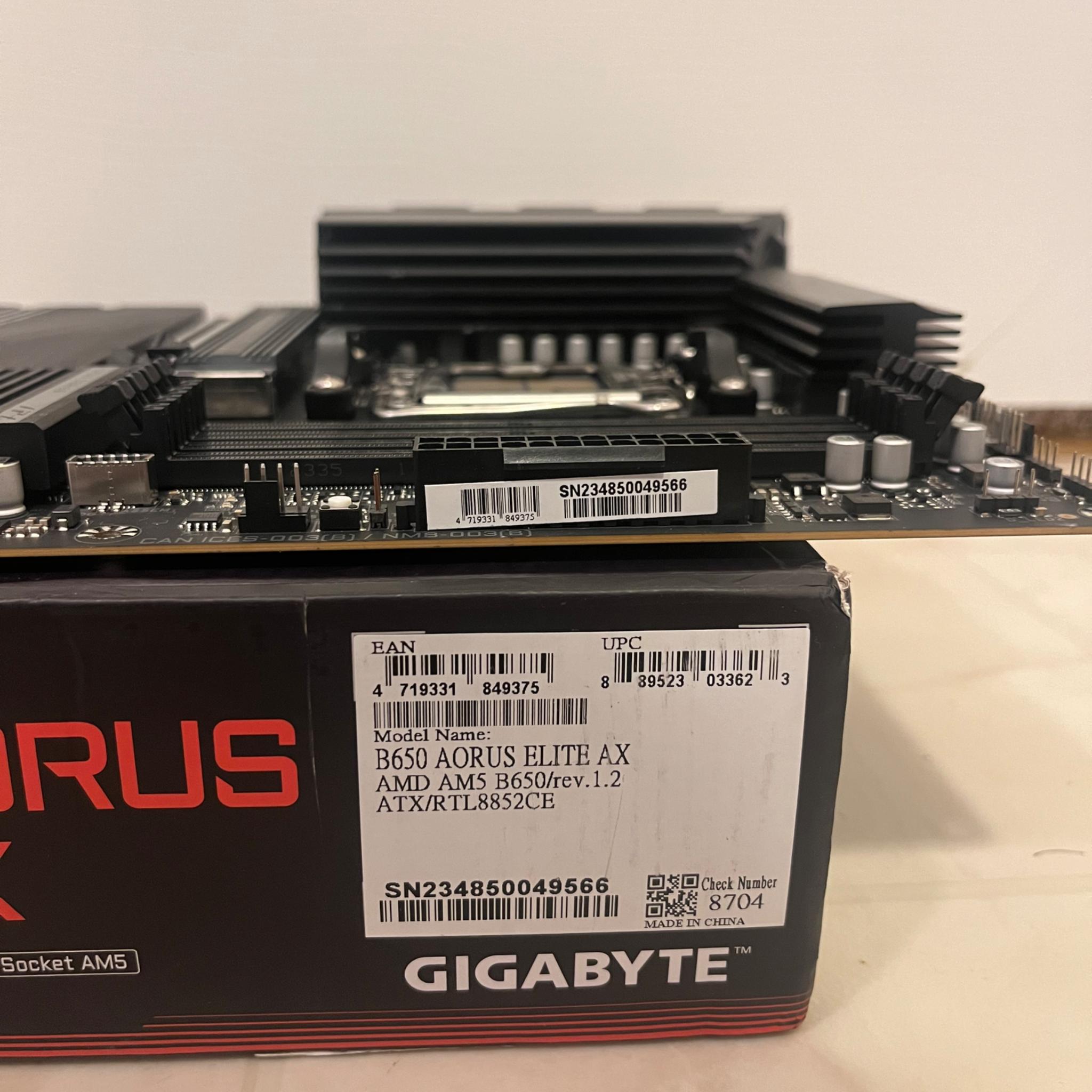 GIGABYTE B650 AORUS ELITE AX ATX AM5 (DDR5, PCIe 5.0)