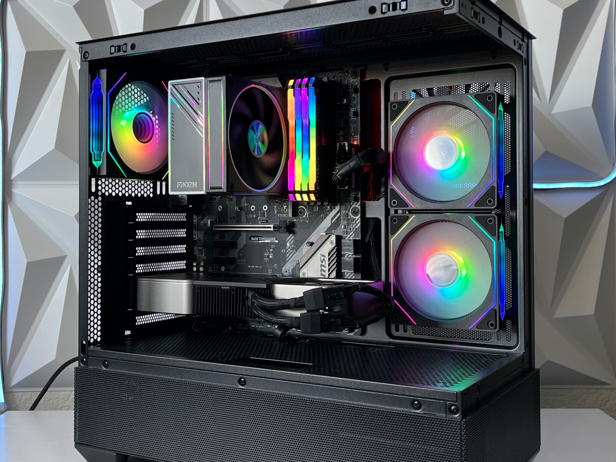 RTX 3080 10GB, Ryzen 7 5700G, 32GB RAM | Black RGB Gaming Computer/PC
