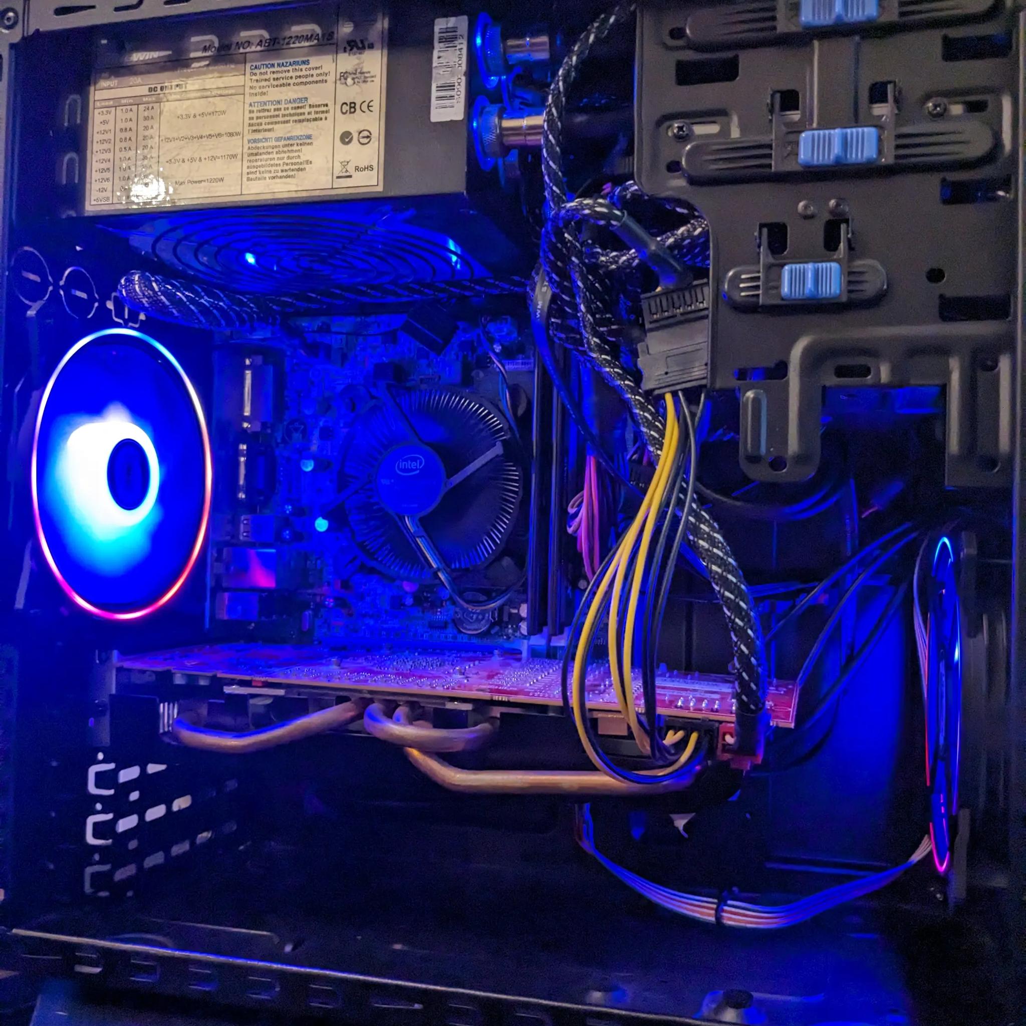 FREE SHIP|| "Collapsed Sun"|| Xeon 1220v2 (same as i5-3450), 16GB RAM, HD 6970 2GB, 480GB SSD, Win10