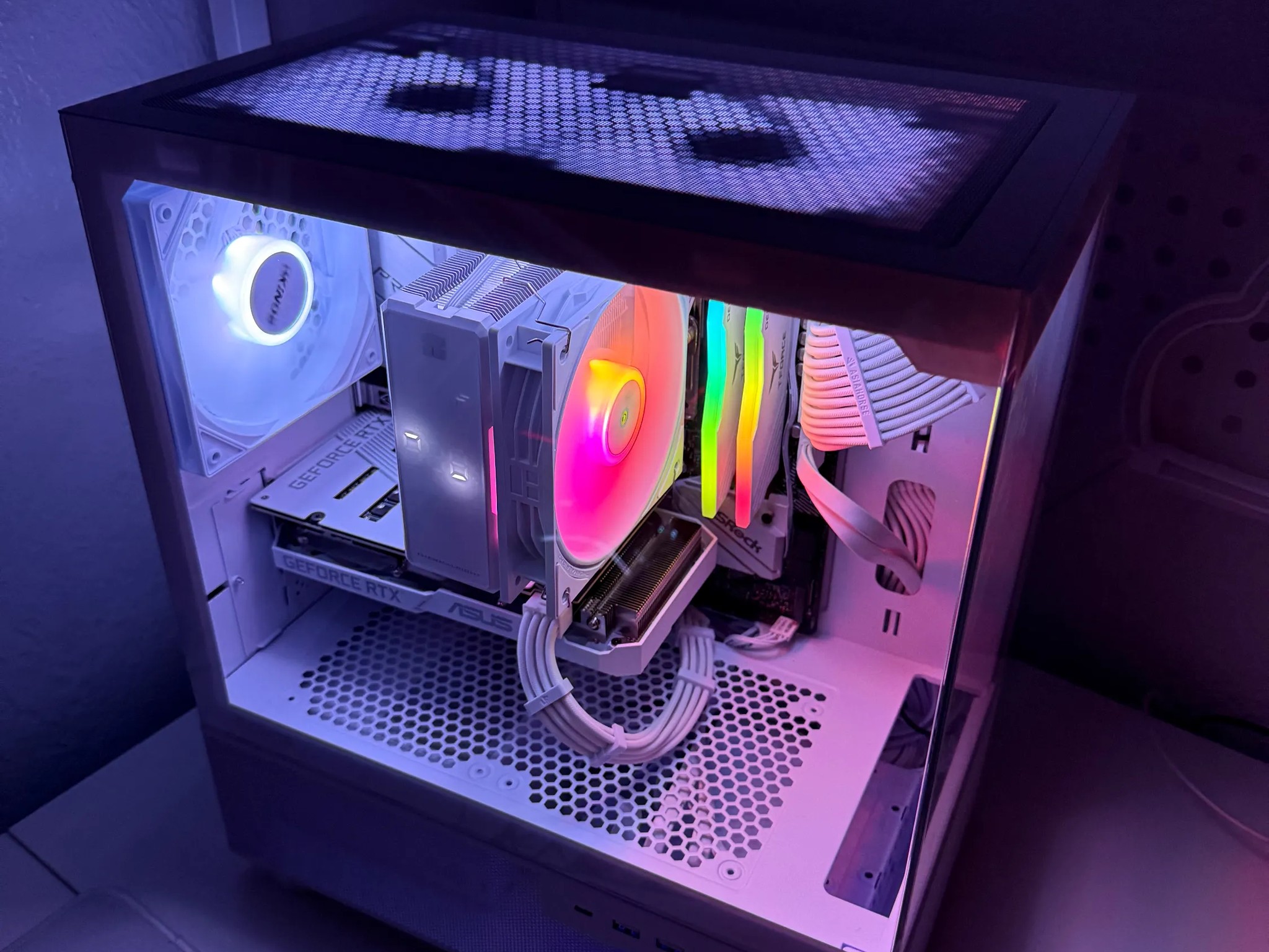 ⚡️ All-White Custom Gaming PC – RTX 3060 + Ryzen 5 5500 | Benchmark-Tested | 1080p & 1440p Ready ⚡️