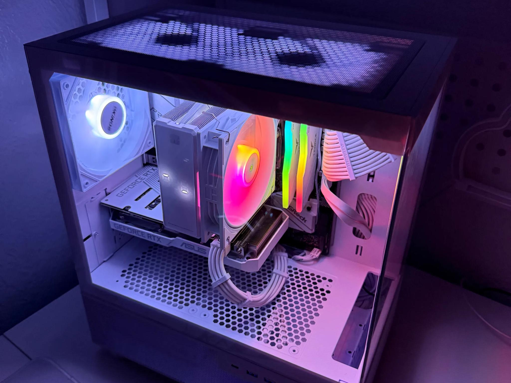 ⚡️ All-White Custom Gaming PC – RTX 3060 + Ryzen 5 5500 | Benchmark-Tested | 1080p & 1440p Ready ⚡️