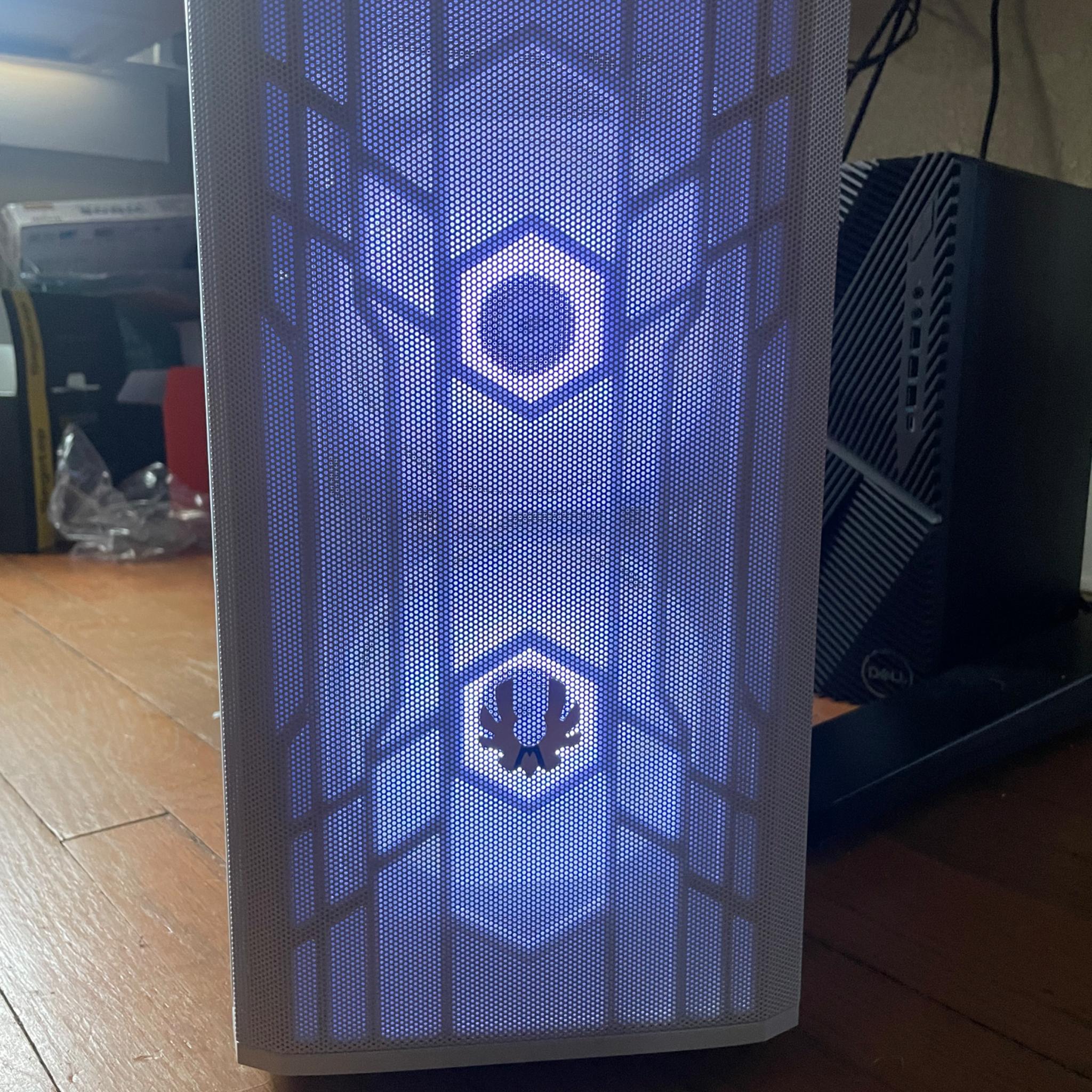 White and Black RGB Gaming PC - i5 13400f, 2080 Super, 32GB ram