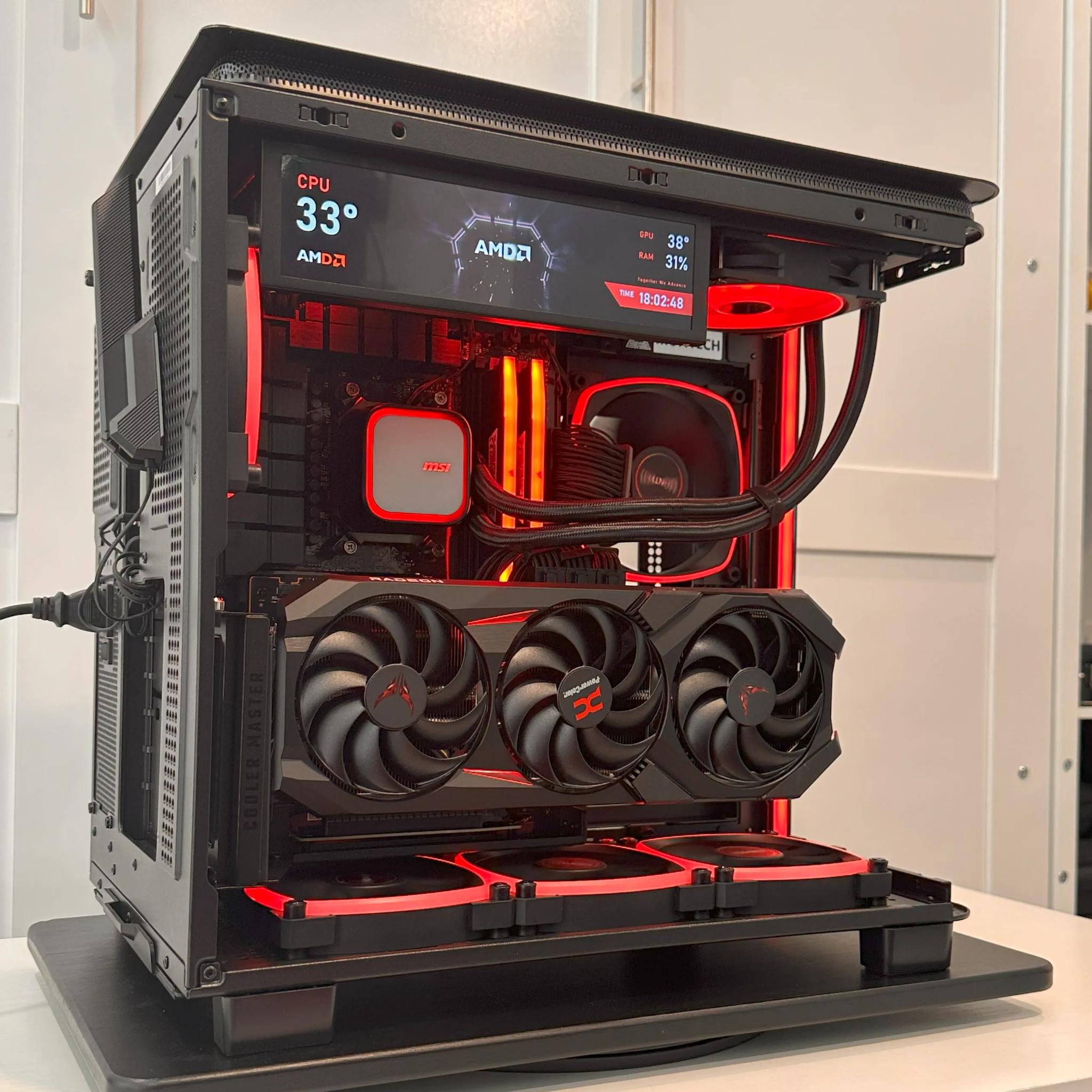 💎New Powercolor AMD Radeon™ RX 9070 XT 16GB /AMD Ryzen 7800X3D w/ CORSAIR VENGEANCE 32GB DDR5-6000 💎