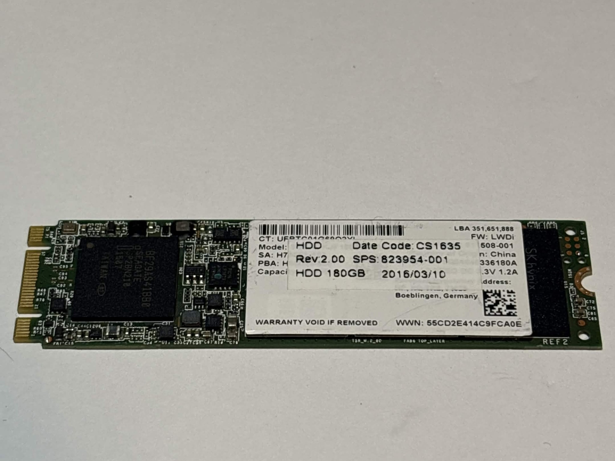 Intel 180GB SATA SSD Tested Working 85% Health