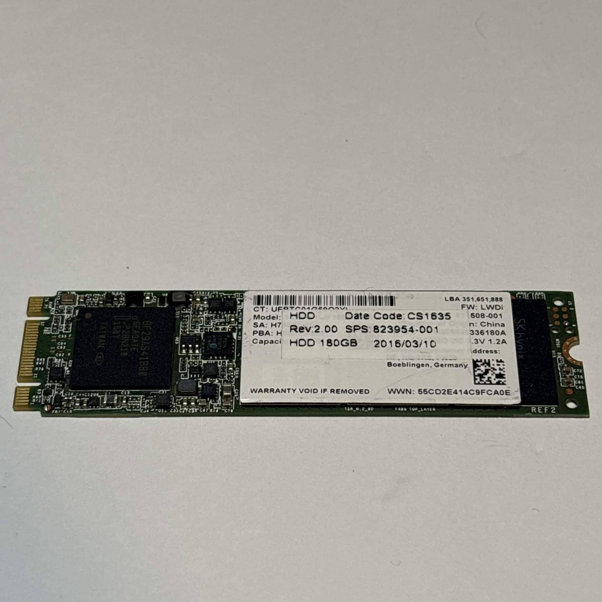 Intel 180GB SATA SSD Tested Working 85% Health