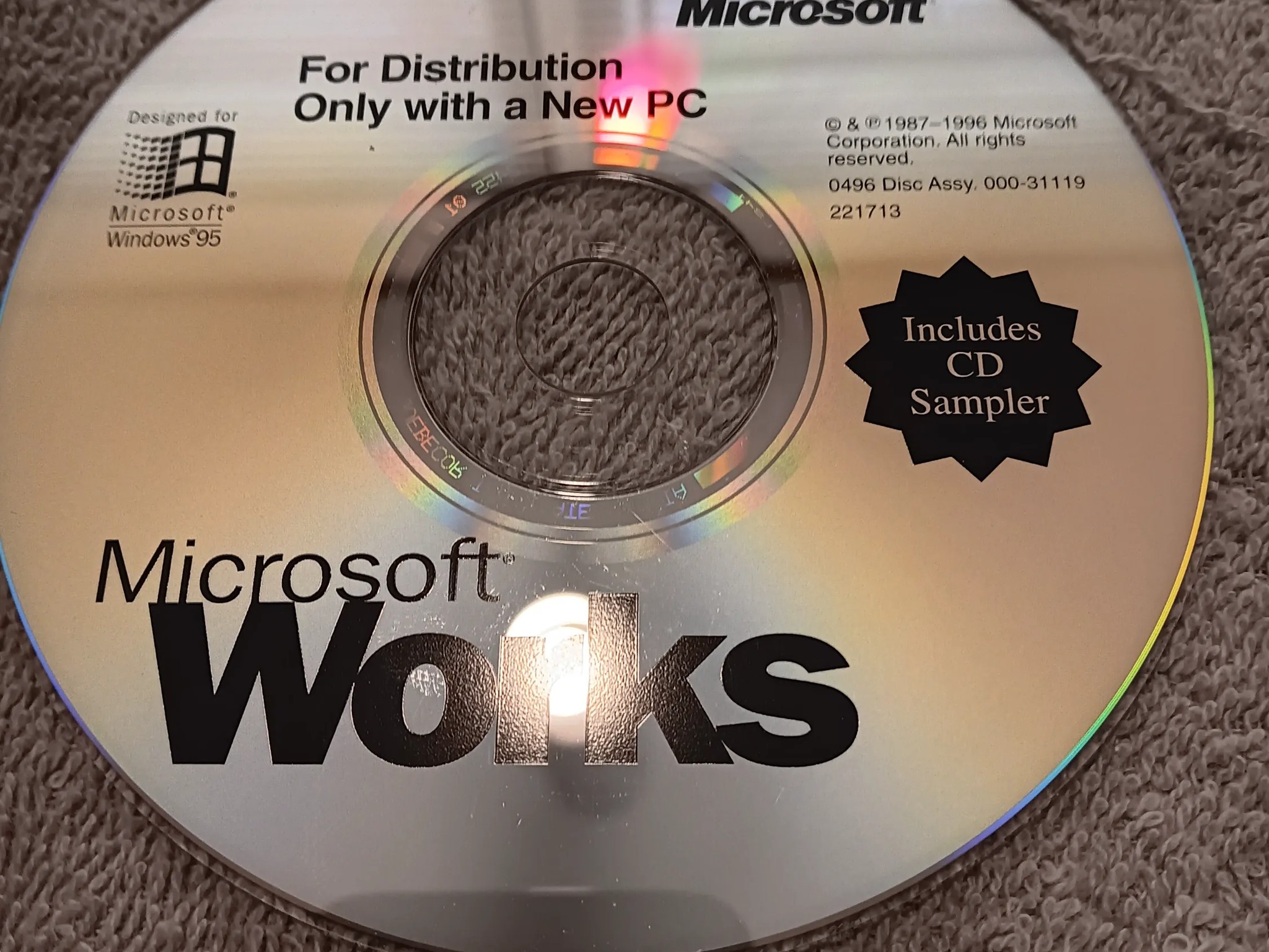 VERY RARE OEM Windows 95 USB W/ 5 Original Companion Disks and Key