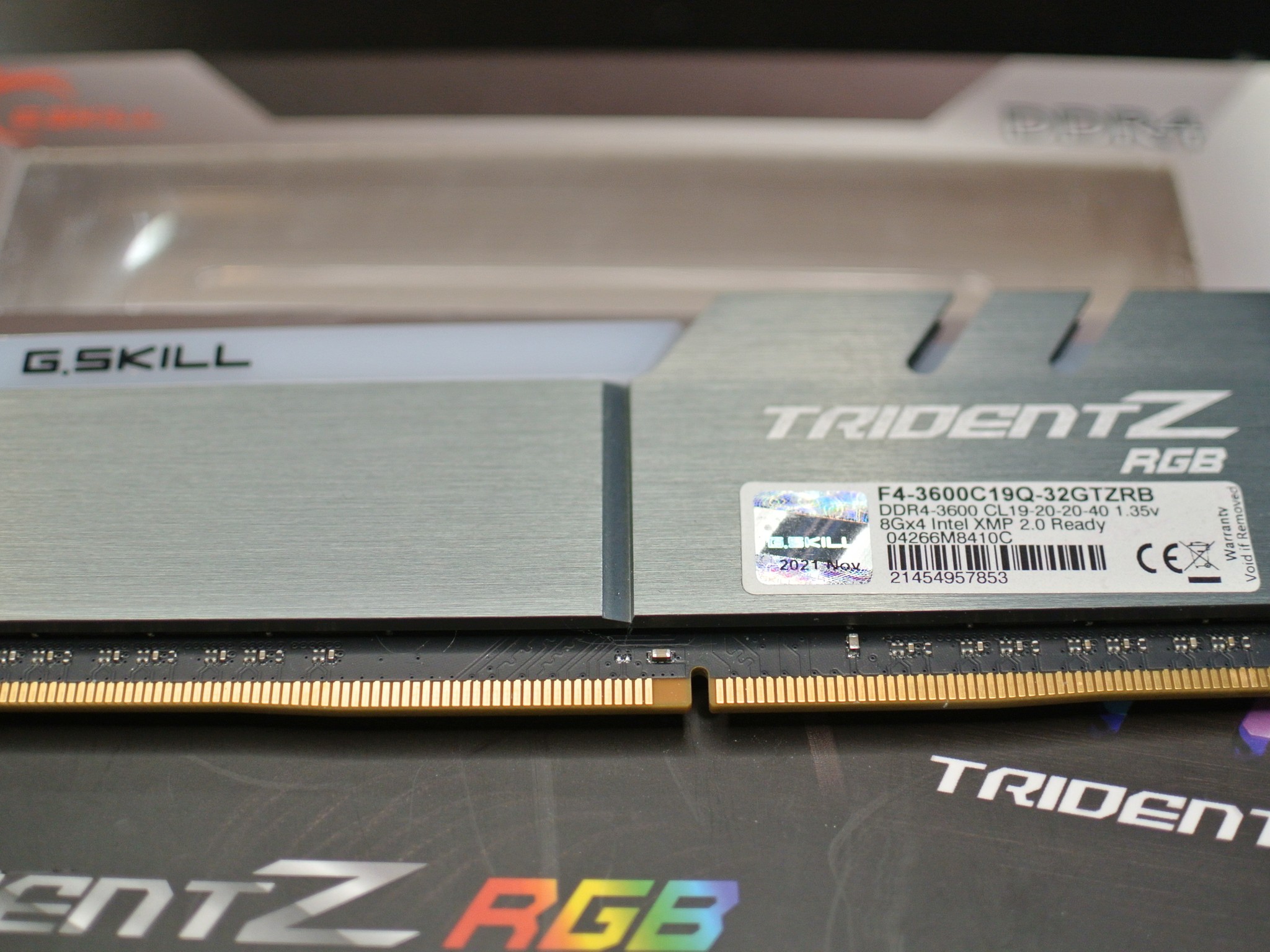 G.SKILL Trident Z 32GB (4x8GB) DDR4 3600 CL19 RAM Memory | Jawa