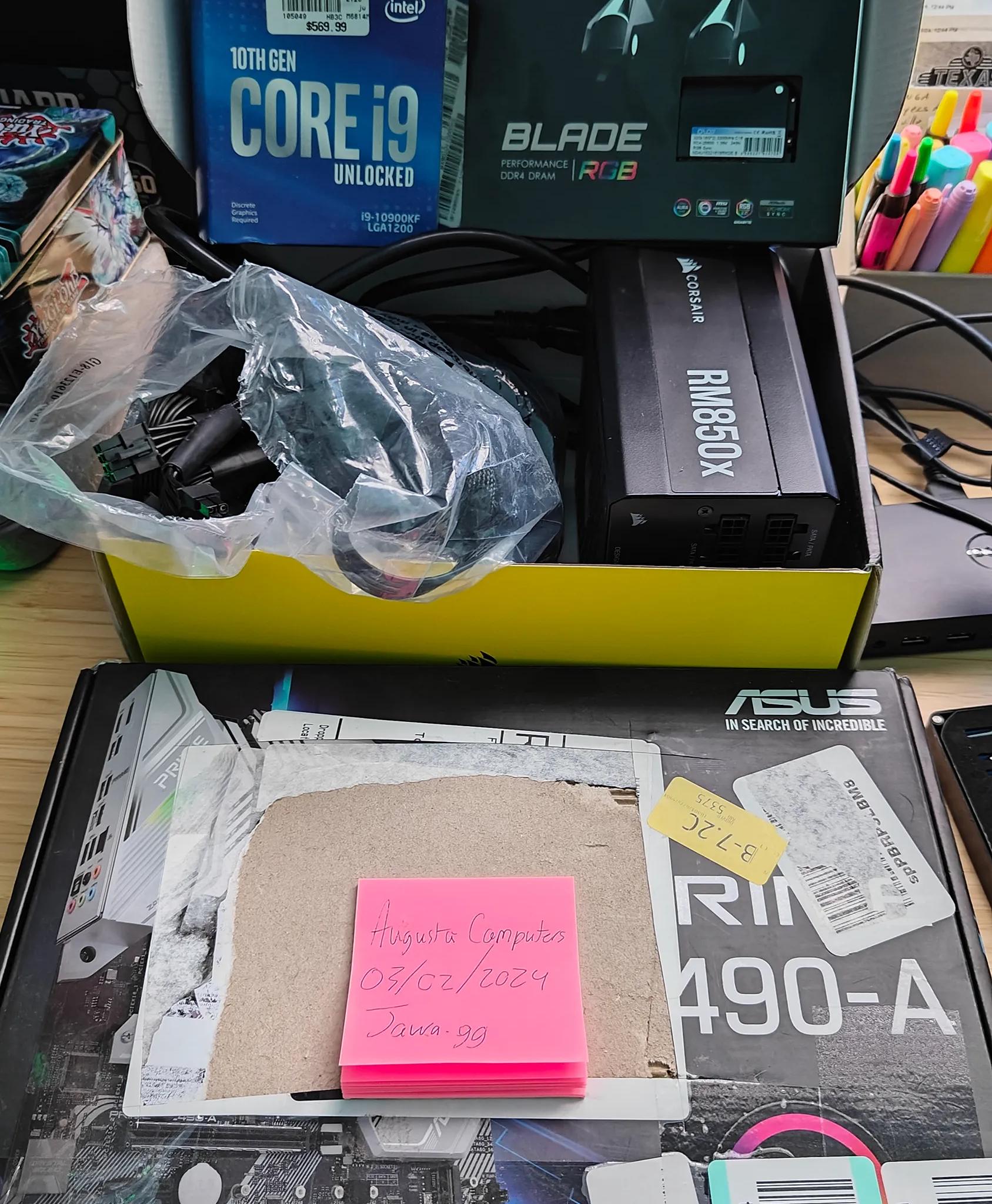 Bundle! Intel 10900KF, Oloy 32GB DDR4 RAM, ASUS PRIME Z490 MB