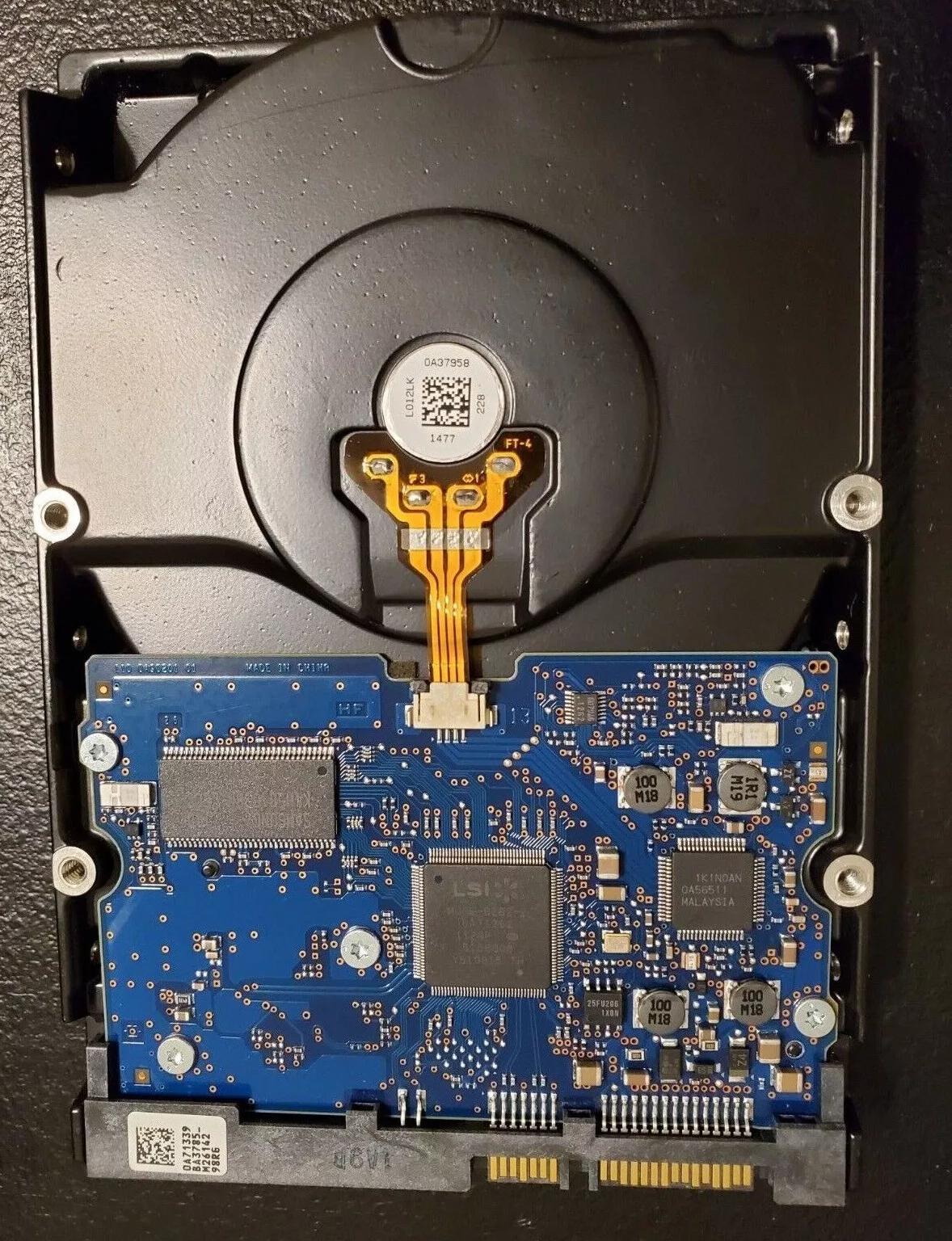 2TB HARD DRIVE - Hitachi HUA722020ALA330 2TB HDD 7200RPM SATA 3.5" Hard Drive 0F10312