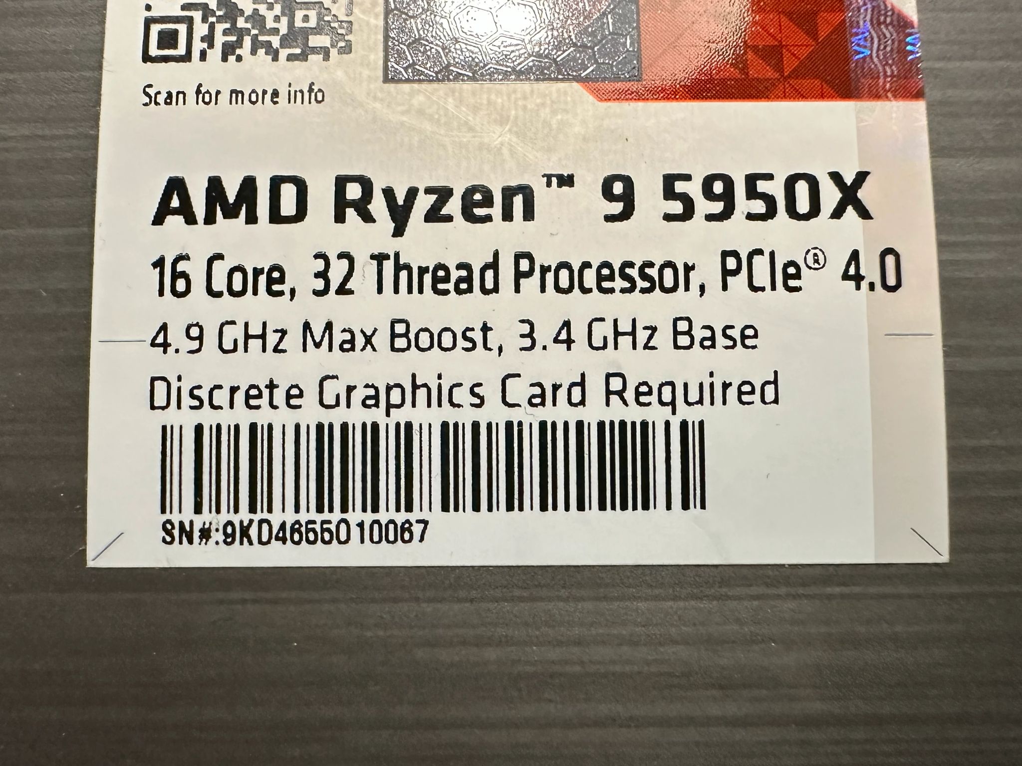 AMD Ryzen 9 5950X