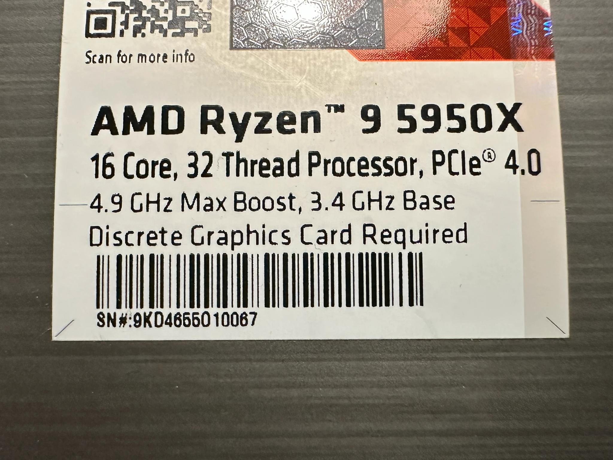 AMD Ryzen 9 5950X