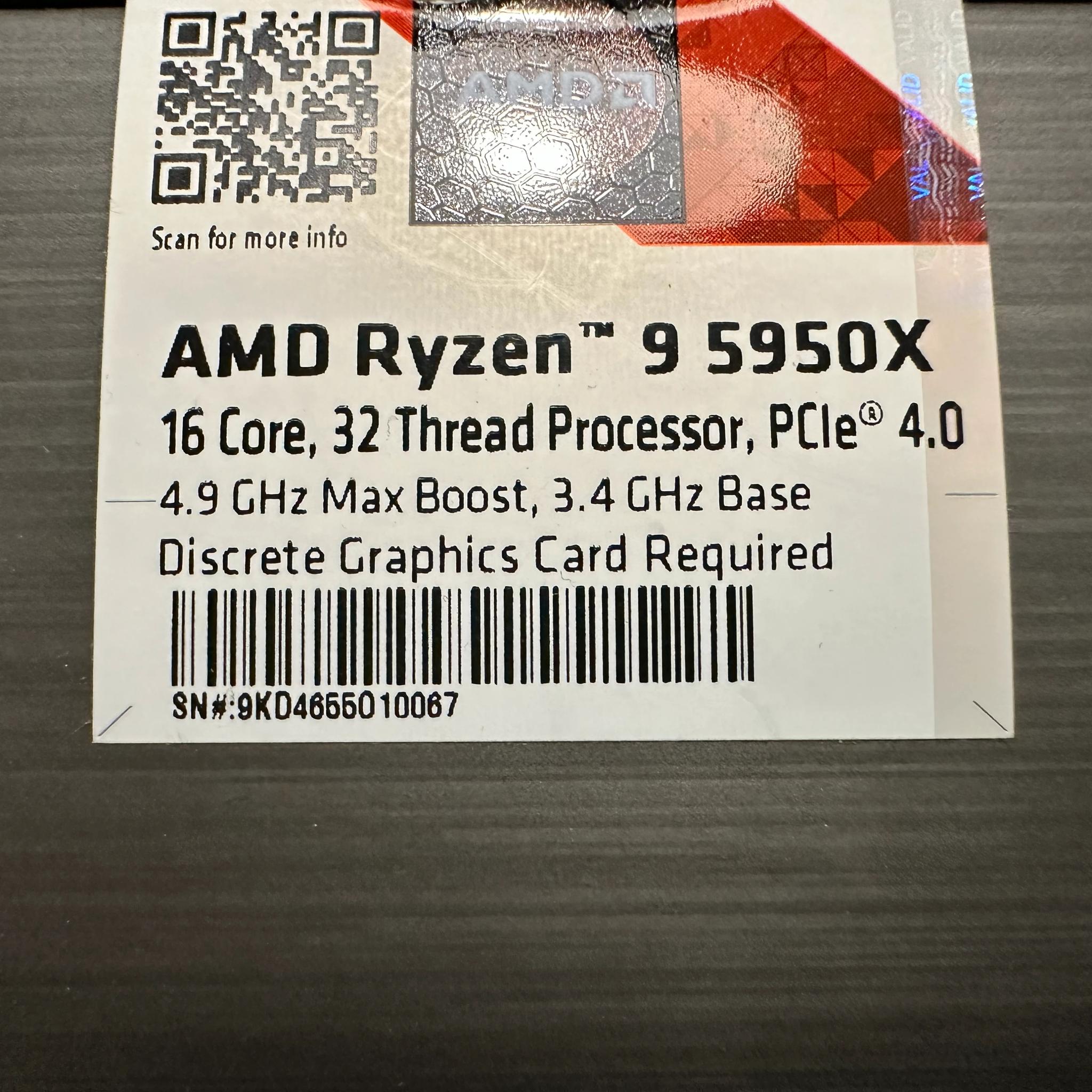 AMD Ryzen 9 5950X