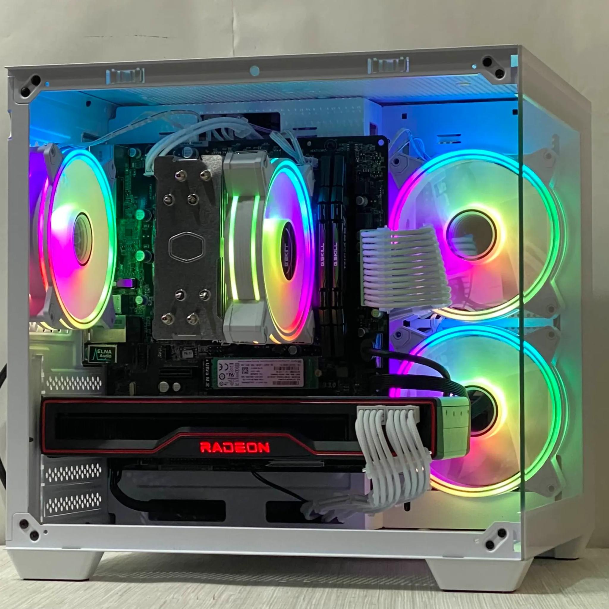 RX 6800, Ryzen 5 5600, 32GB DDR4, 1TB NVMe SSD, WiFi - Gaming PC