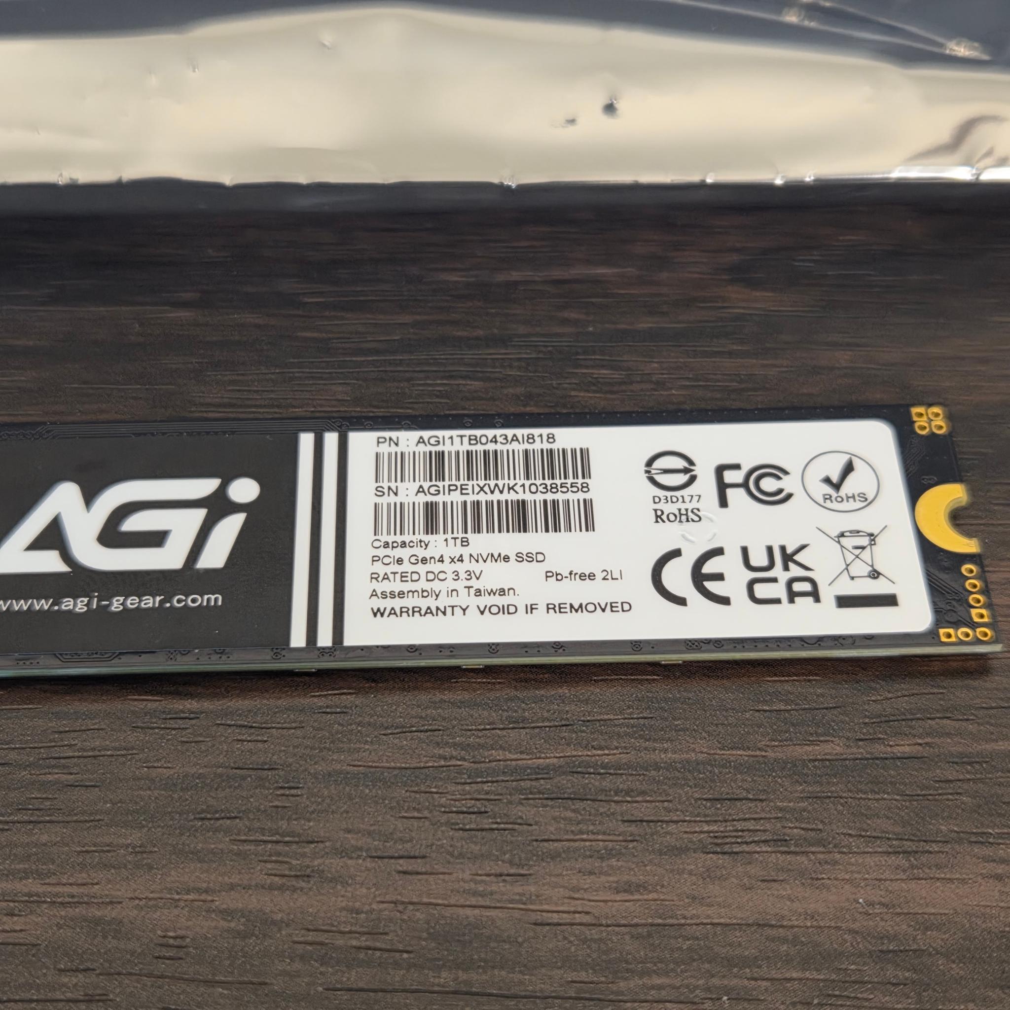 Rog Strix B650 ATX Mobo + 1TB Nvme