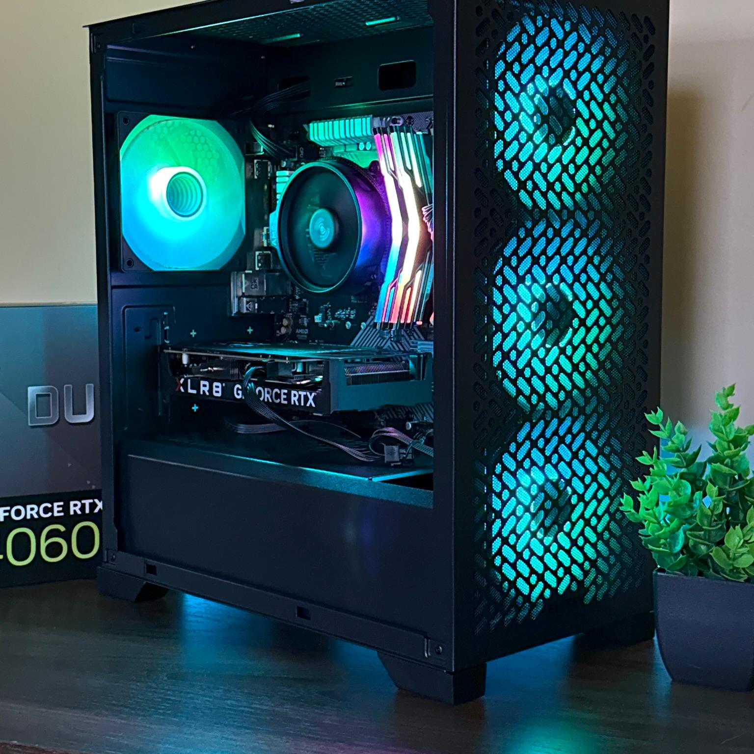 RTX Gaming PC | RTX 4060 | RYZEN 5 5500 | 16GB RAM | 1.25TB Storage