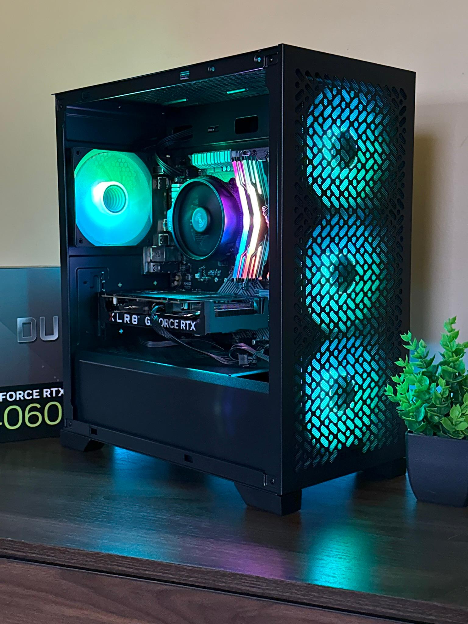 RTX Gaming PC | RTX 4060 | RYZEN 5 5500 | 16GB RAM | 1.25TB Storage