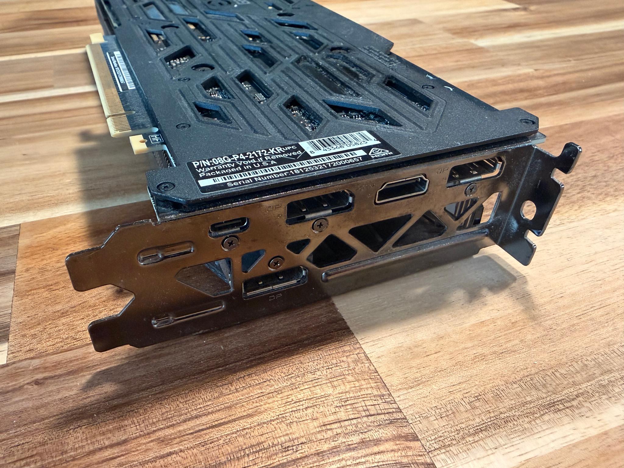 Used Nvidia EVGA RTX 2070