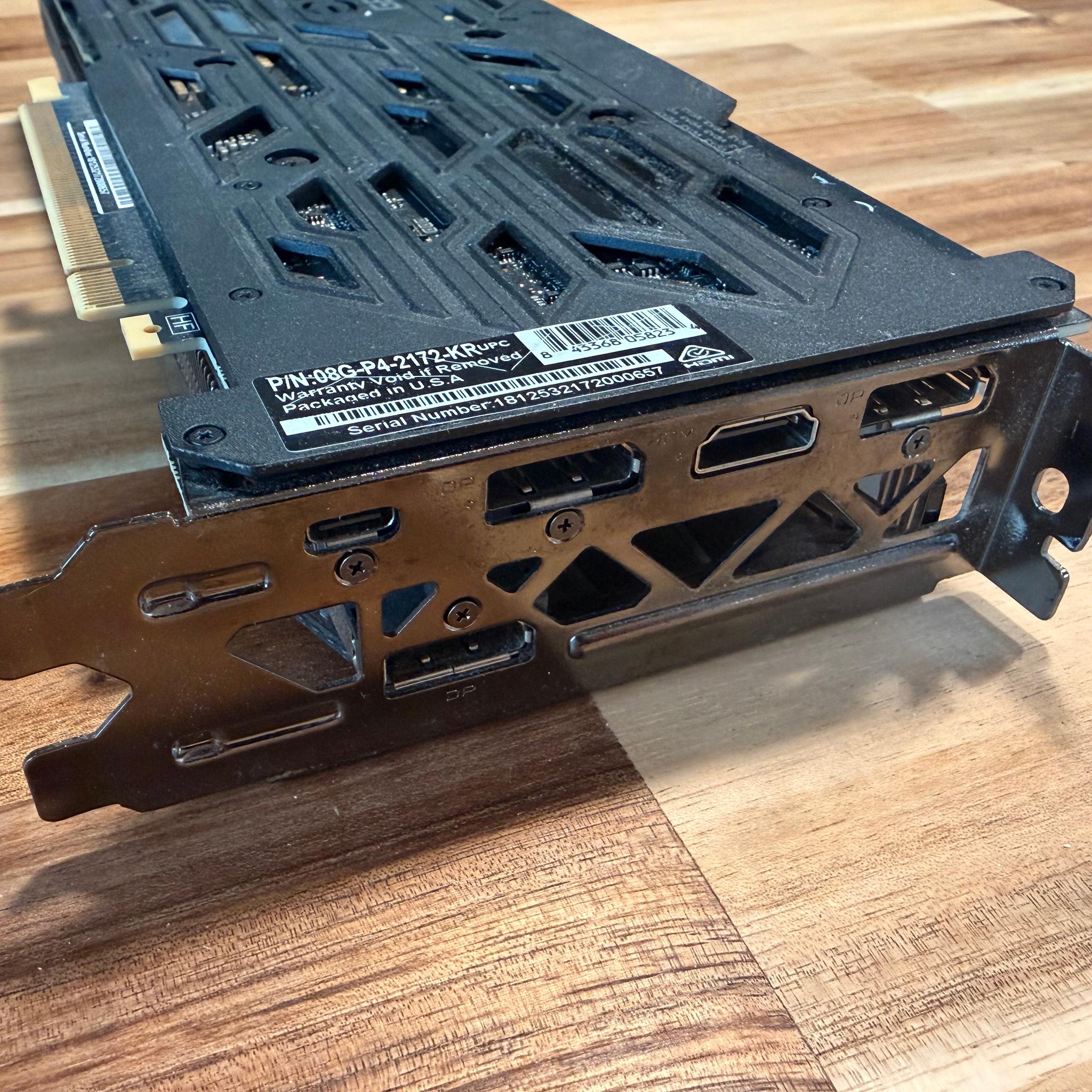 Used Nvidia EVGA RTX 2070