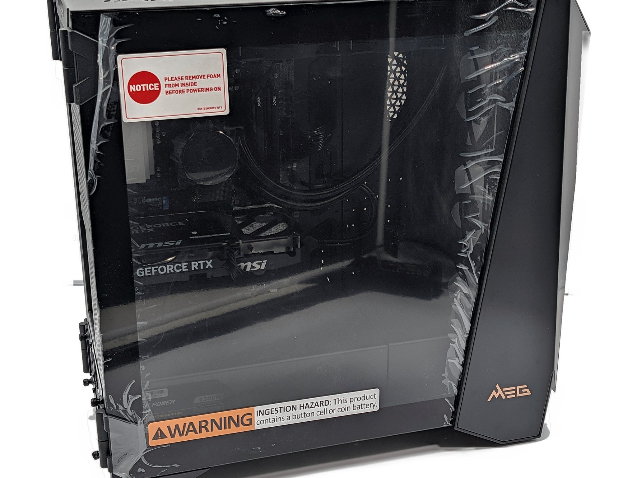 MSI Infinite ZS Gaming PC – Ryzen 7 7800X3D | RTX 5060 Ti 16GB | 32GB DDR5 | 2TB NVMe | 1300W GOLD