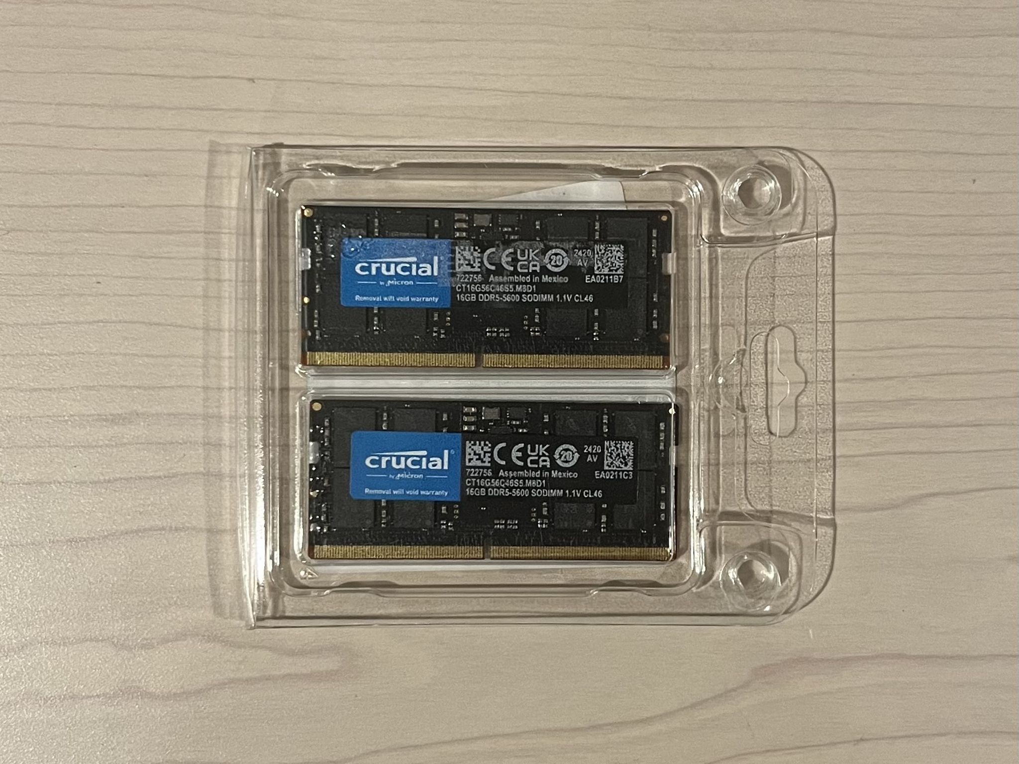 Crucial 32GB DDR5 Laptop Memory