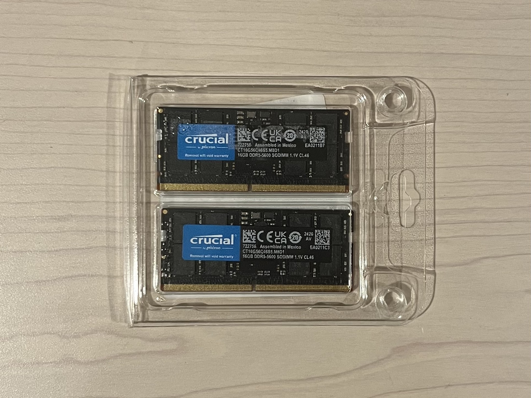 Crucial 32GB DDR5 Laptop Memory