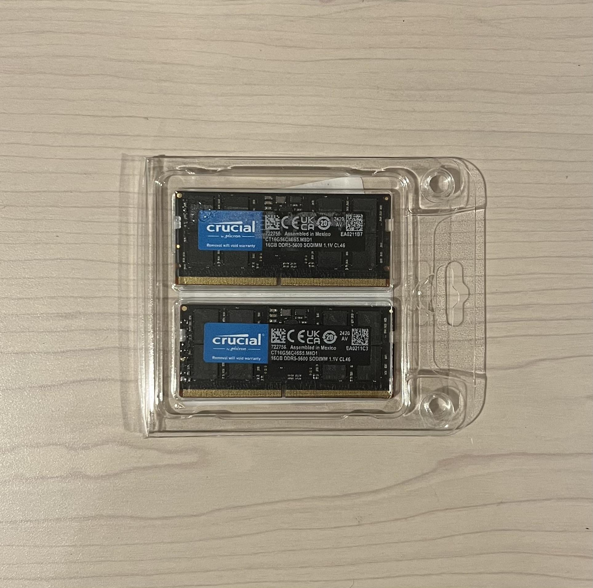Crucial 32GB DDR5 Laptop Memory