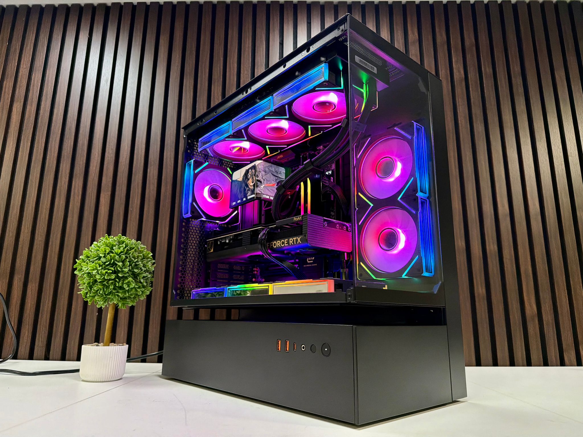 RTX 4080 Super | Ryzen 9850X3D | 64GB DDR5 | 2TB M.2 | 1200 Watt Gold PSU | LCD AIO