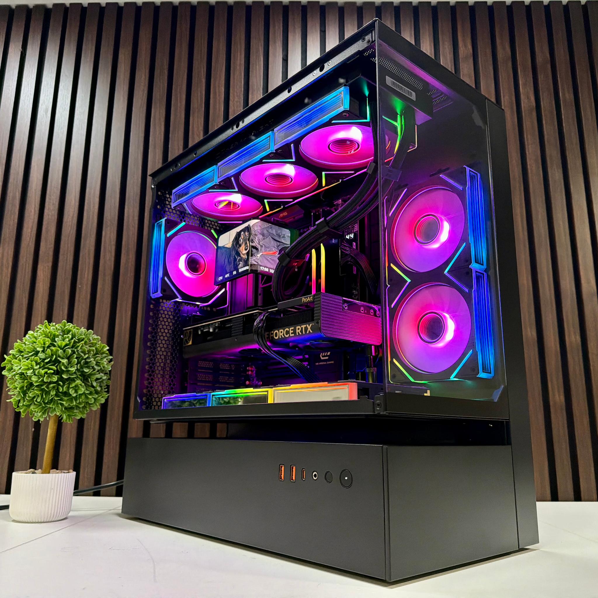 RTX 4080 Super | Ryzen 9850X3D | 64GB DDR5 | 2TB M.2 | 1200 Watt Gold PSU | LCD AIO