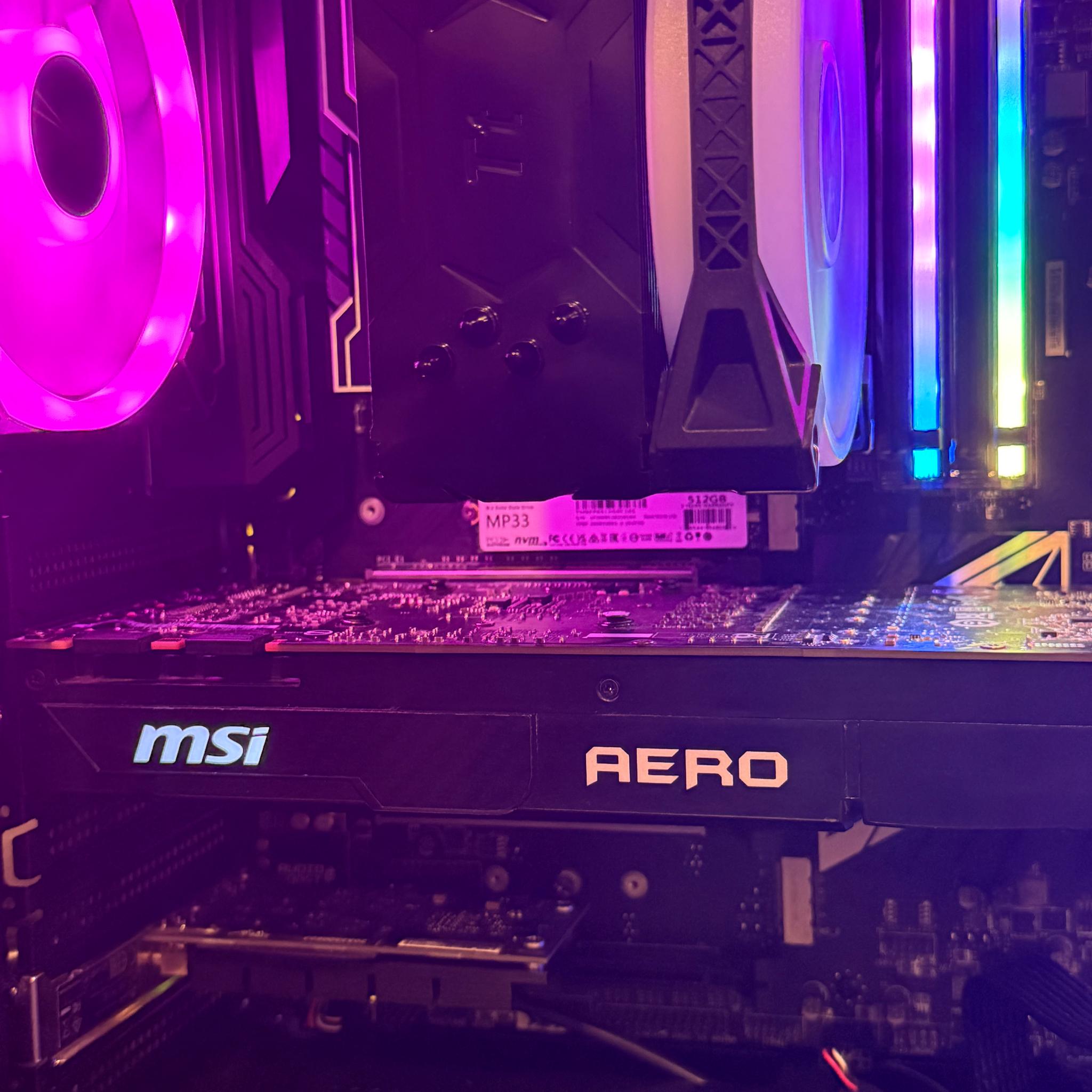 GeForce GTX 1070 Ti Custom Gaming PC - Core i5-7400, 16GB RAM, 512GB NVMe SSD