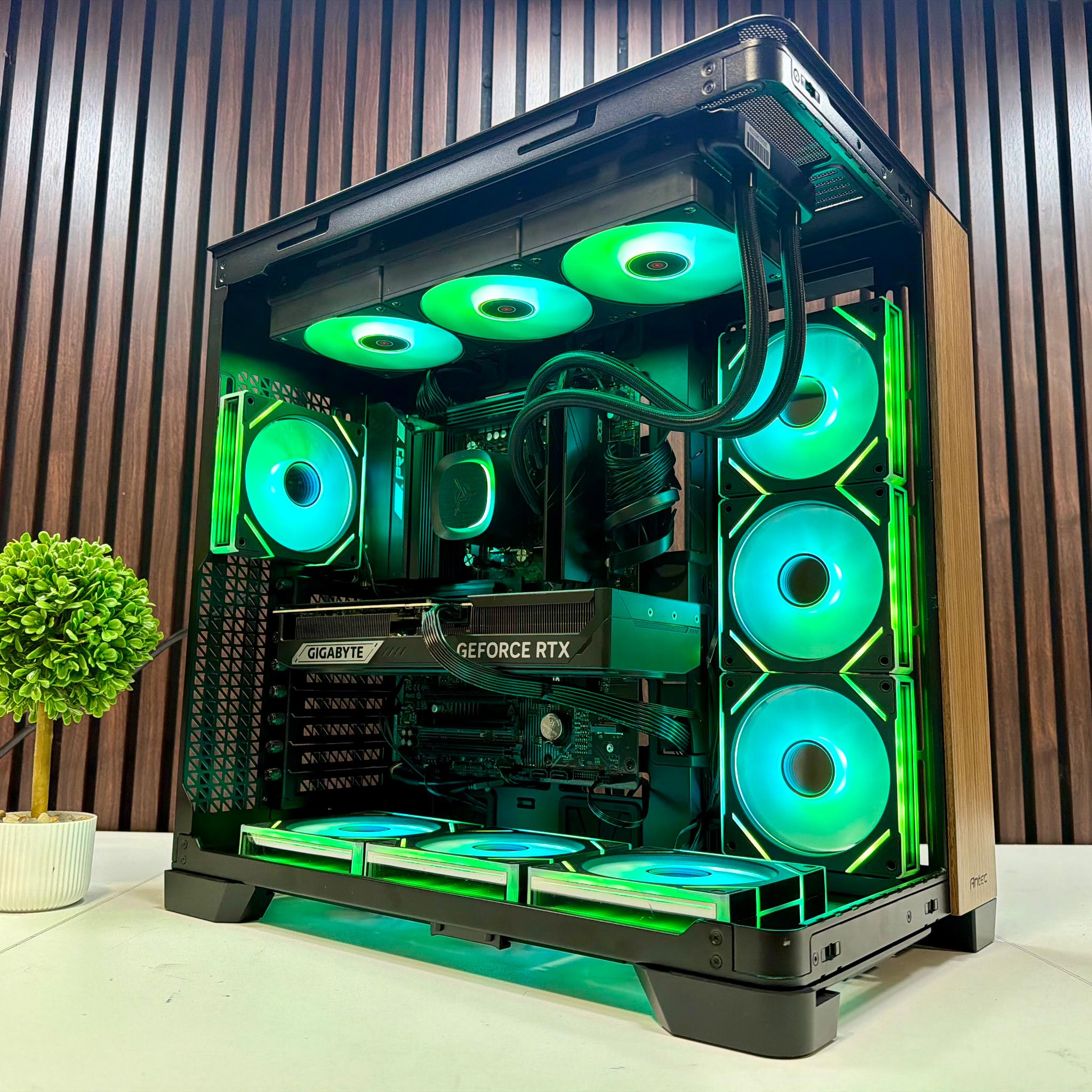 RTX 5070 TI | Ryzen 9800X3D | 32GB DDR5 CL 30 | 2TB M.2 | 1200 Watt Gold PSU | AIO