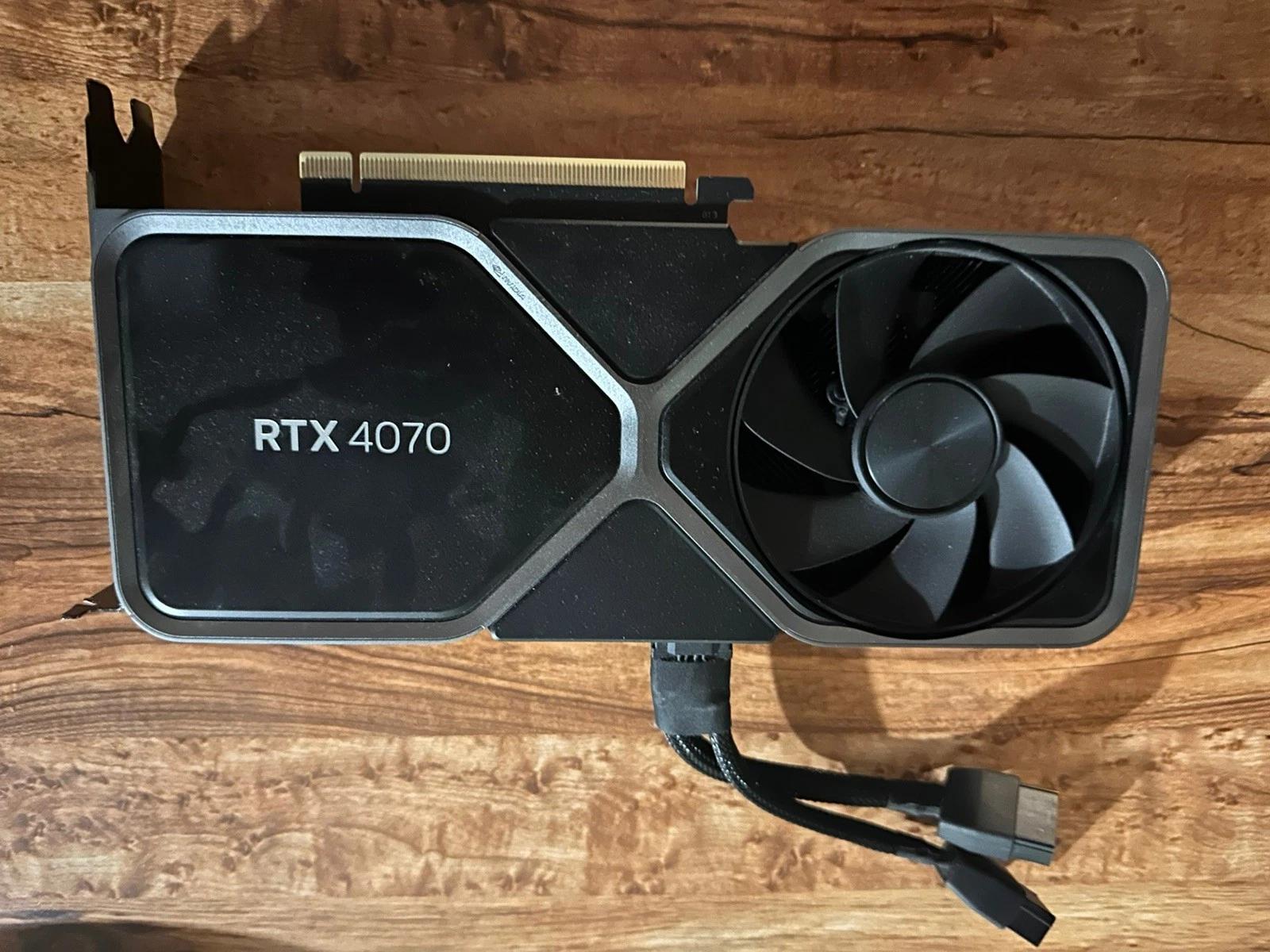 NVIDIA GeForce RTX 4070 Founders Edition
