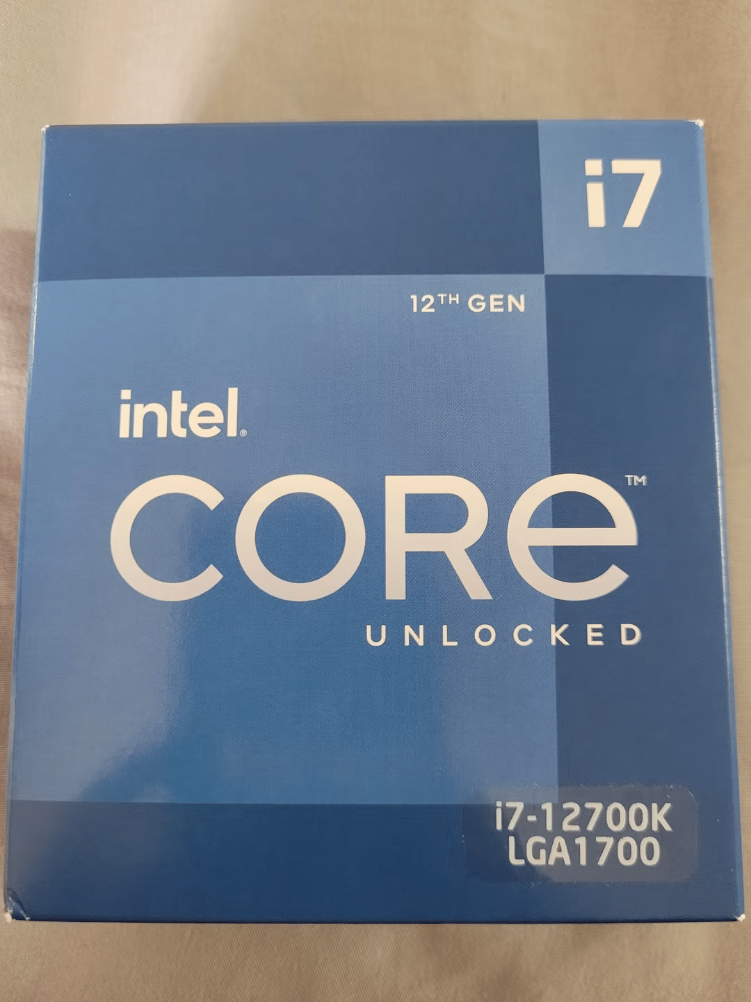 NEW! Intel Core i7-12700k; LGA1700