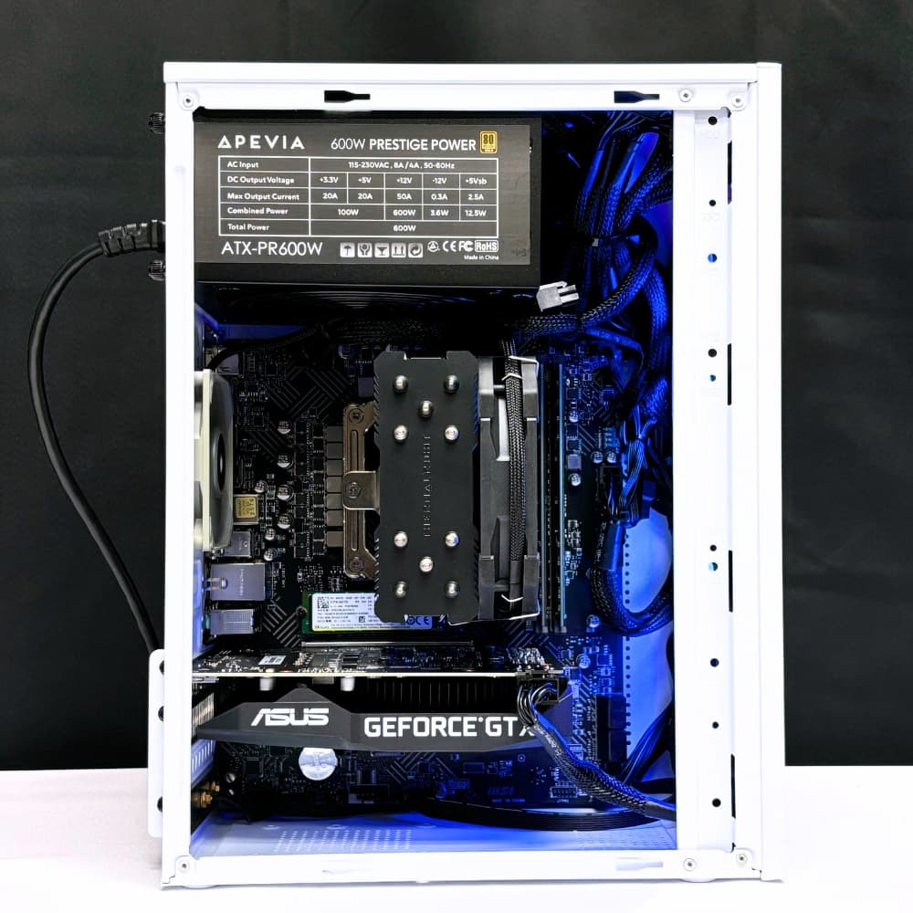 🏢The Optimite White Gaming PC🏢 GTX 1660 Super i5-12400F | 16GB DDR4 | 512GB M.2 | Win 11 Home