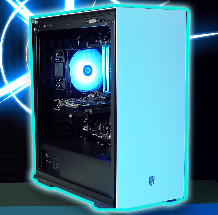 "Illusion" RX 6600 + Intel 10100 Custom Gaming PC