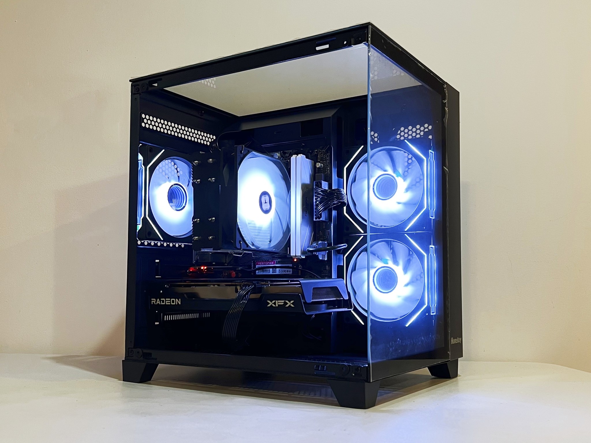 🔥SALE🔥 R5-5600|RX 6600|16GB RAM|1TB M.2||WIFI|ARGB Fans| -DepxTech Pre-Built PC