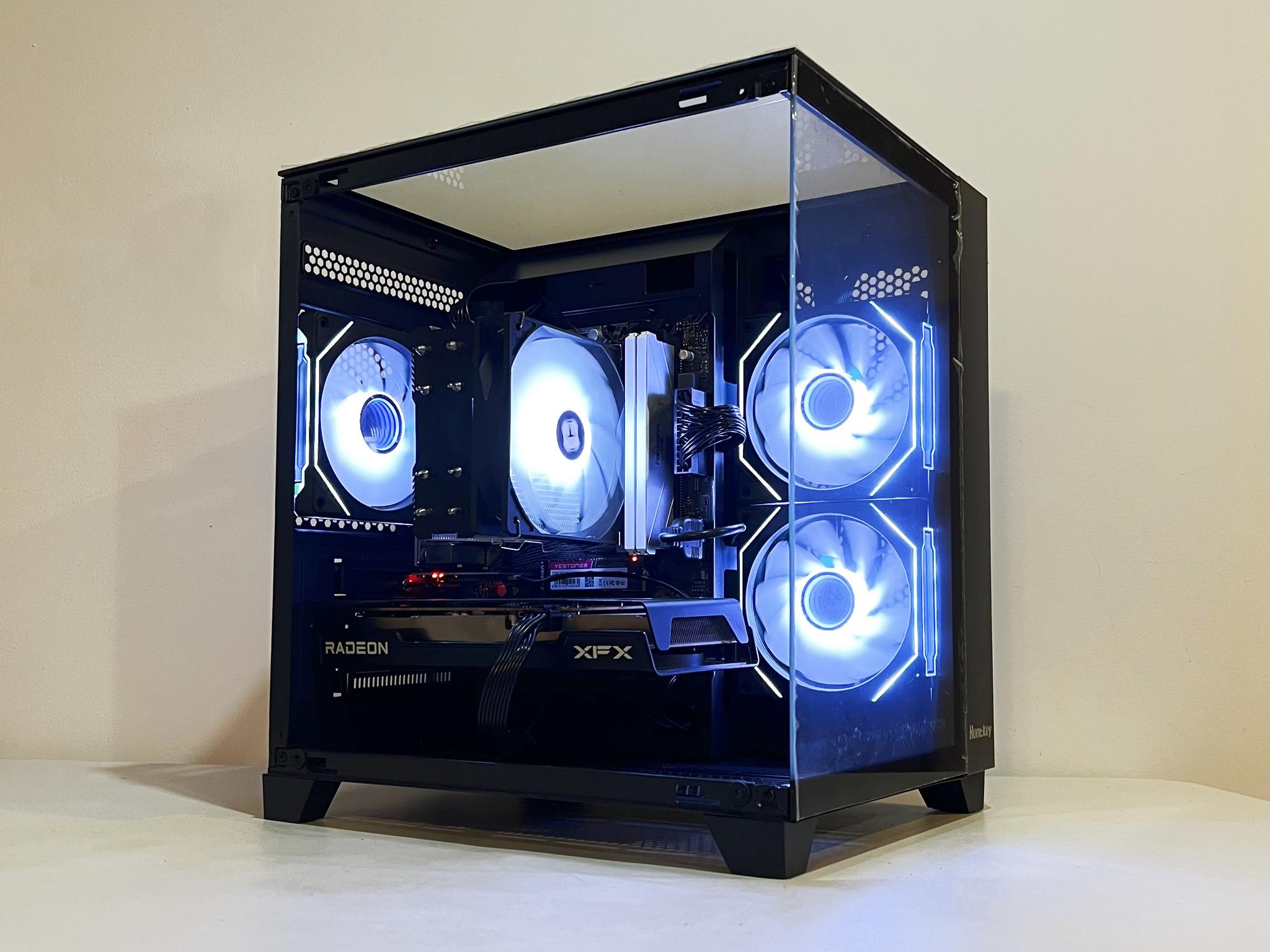 🔥SALE🔥 R5-5600|RX 6600|16GB RAM|1TB M.2||WIFI|ARGB Fans| -DepxTech Pre-Built PC