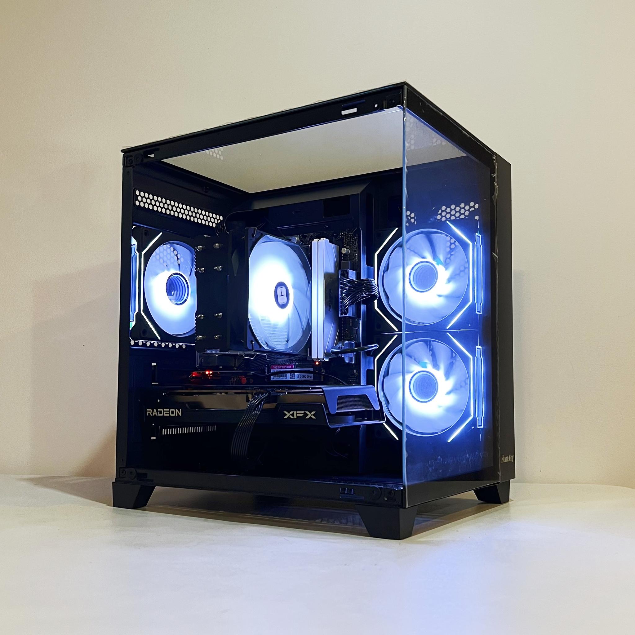 🔥SALE🔥 R5-5600|RX 6600|16GB RAM|1TB M.2||WIFI|ARGB Fans| -DepxTech Pre-Built PC